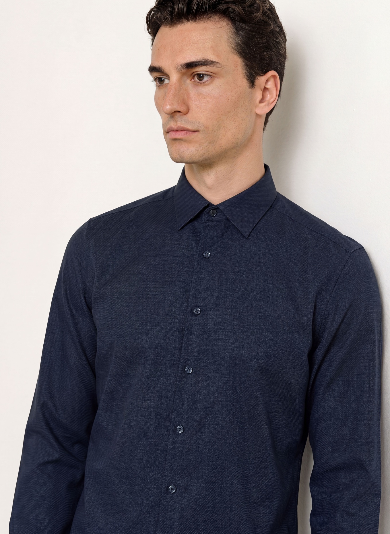 OLYMP Jersey shirt Level Five 24/Seven body fit: DARK BLUE
