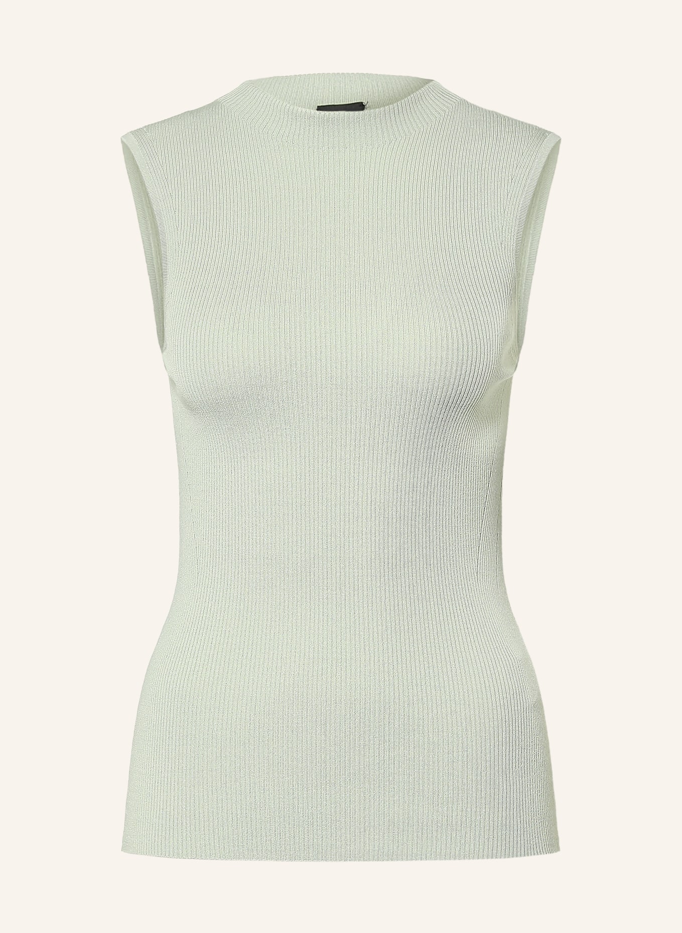 BOSS Knit top FESKIES: LIGHT GREEN