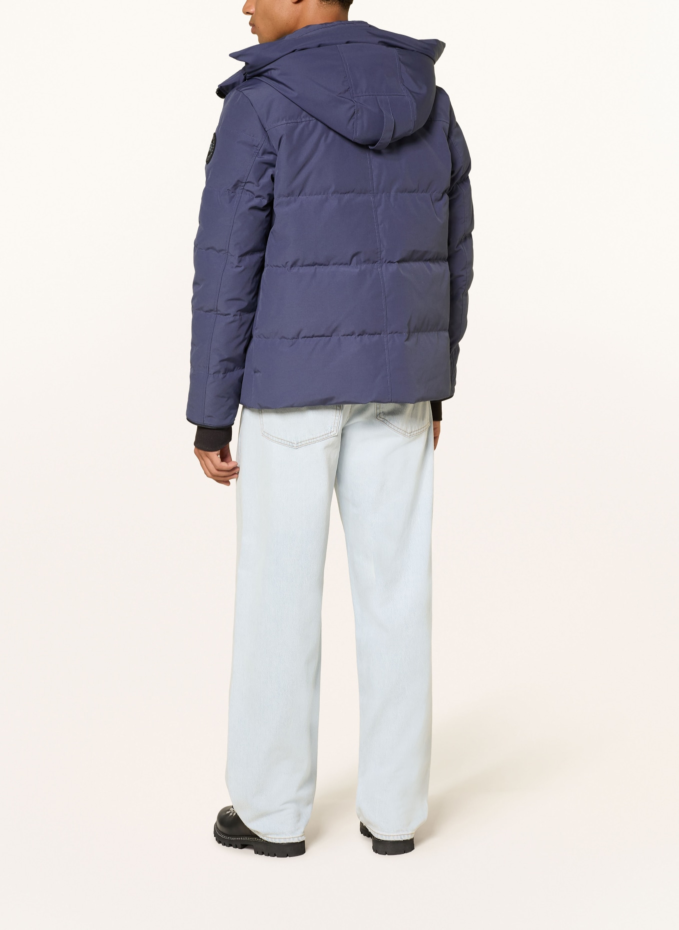 CANADA GOOSE Péřová bunda WYNDHAM: MODRÁ