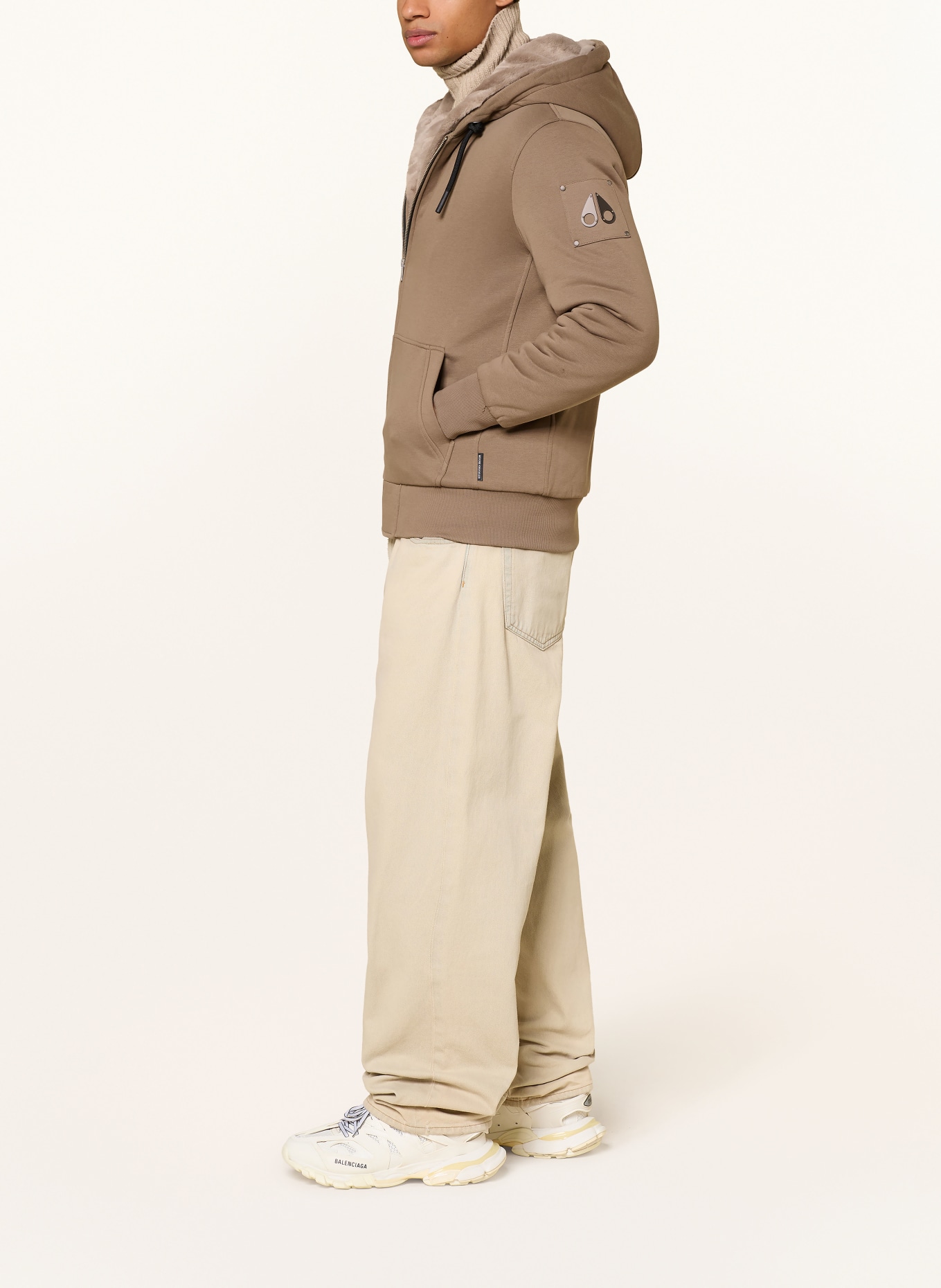 MOOSE KNUCKLES Sweat jacket BUNNY: BEIGE