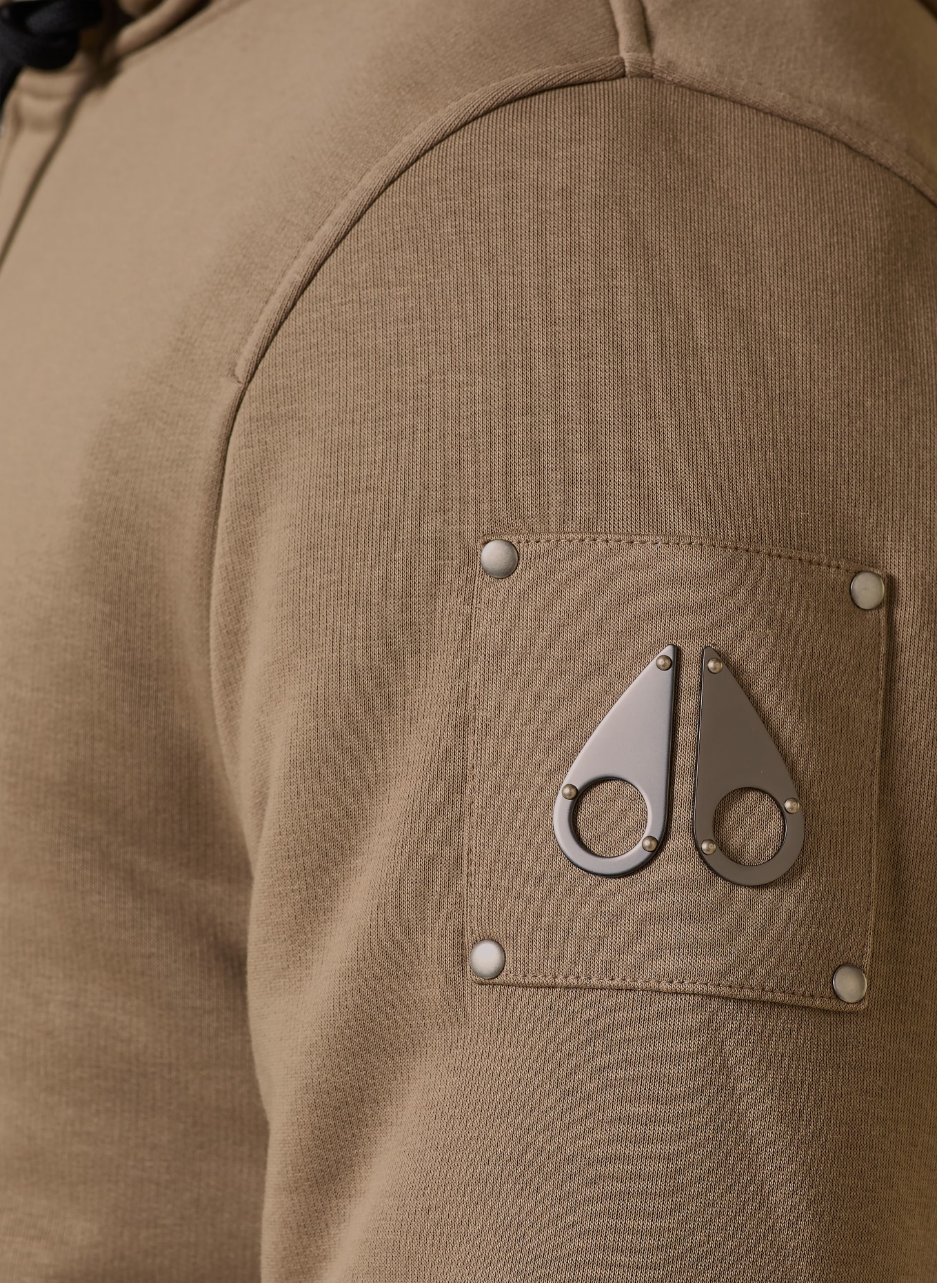 MOOSE KNUCKLES Sweat jacket BUNNY: BEIGE