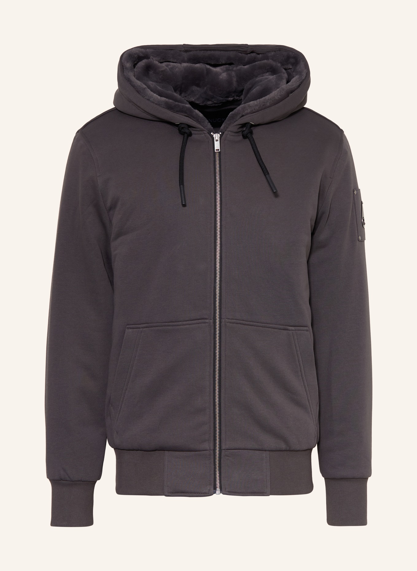 MOOSE KNUCKLES Sweat jacket BUNNY: DARK GRAY
