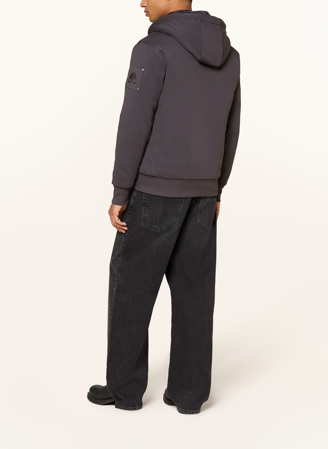 MOOSE KNUCKLES Sweat jacket BUNNY: DARK GRAY