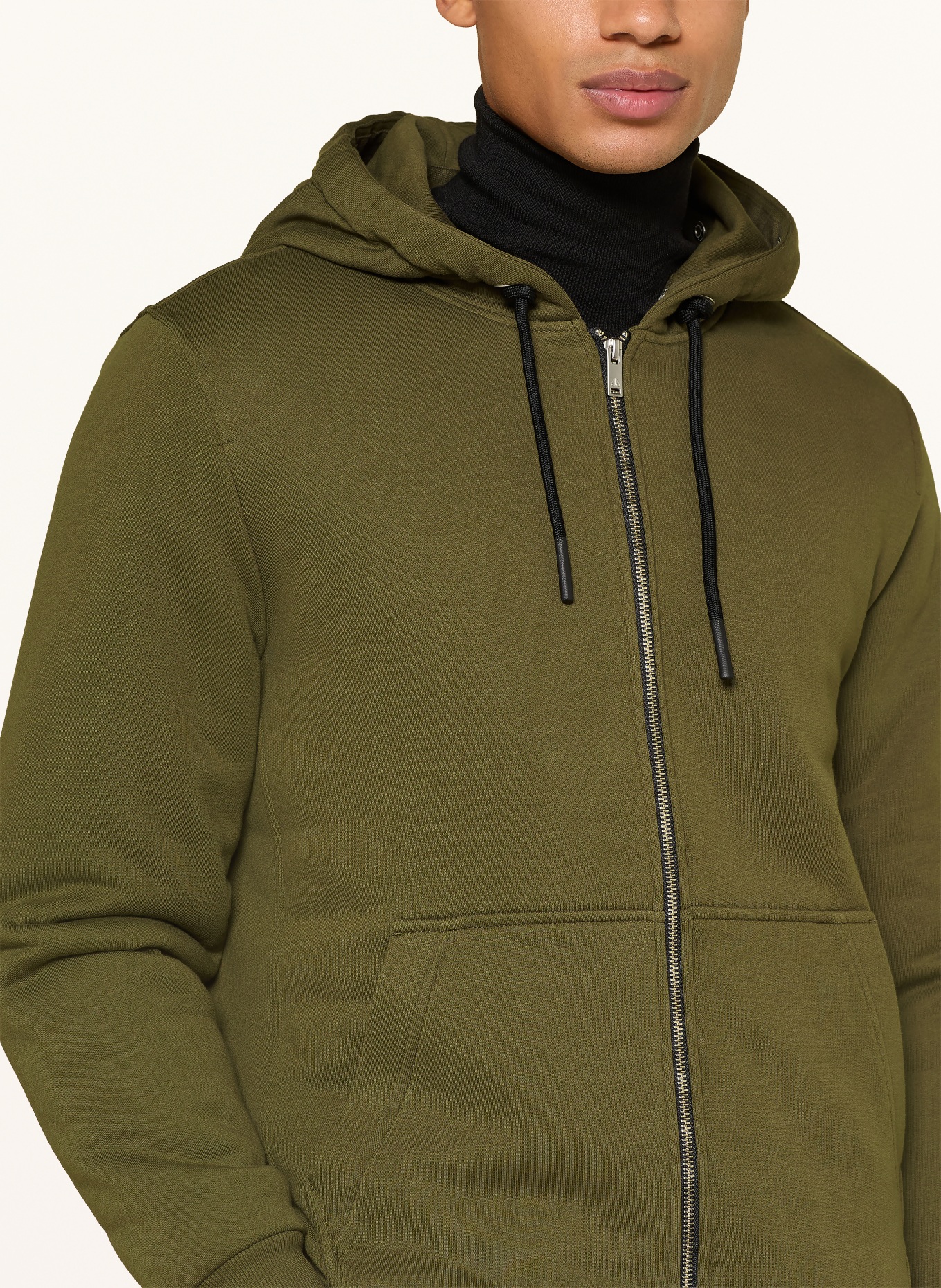 MOOSE KNUCKLES Sweatjacke BUNNY: OLIV