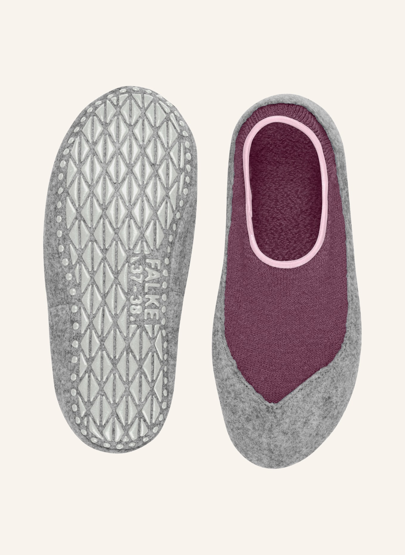 FALKE Stoppersocken COSYSHOE aus Merinowolle: 8175 turnip