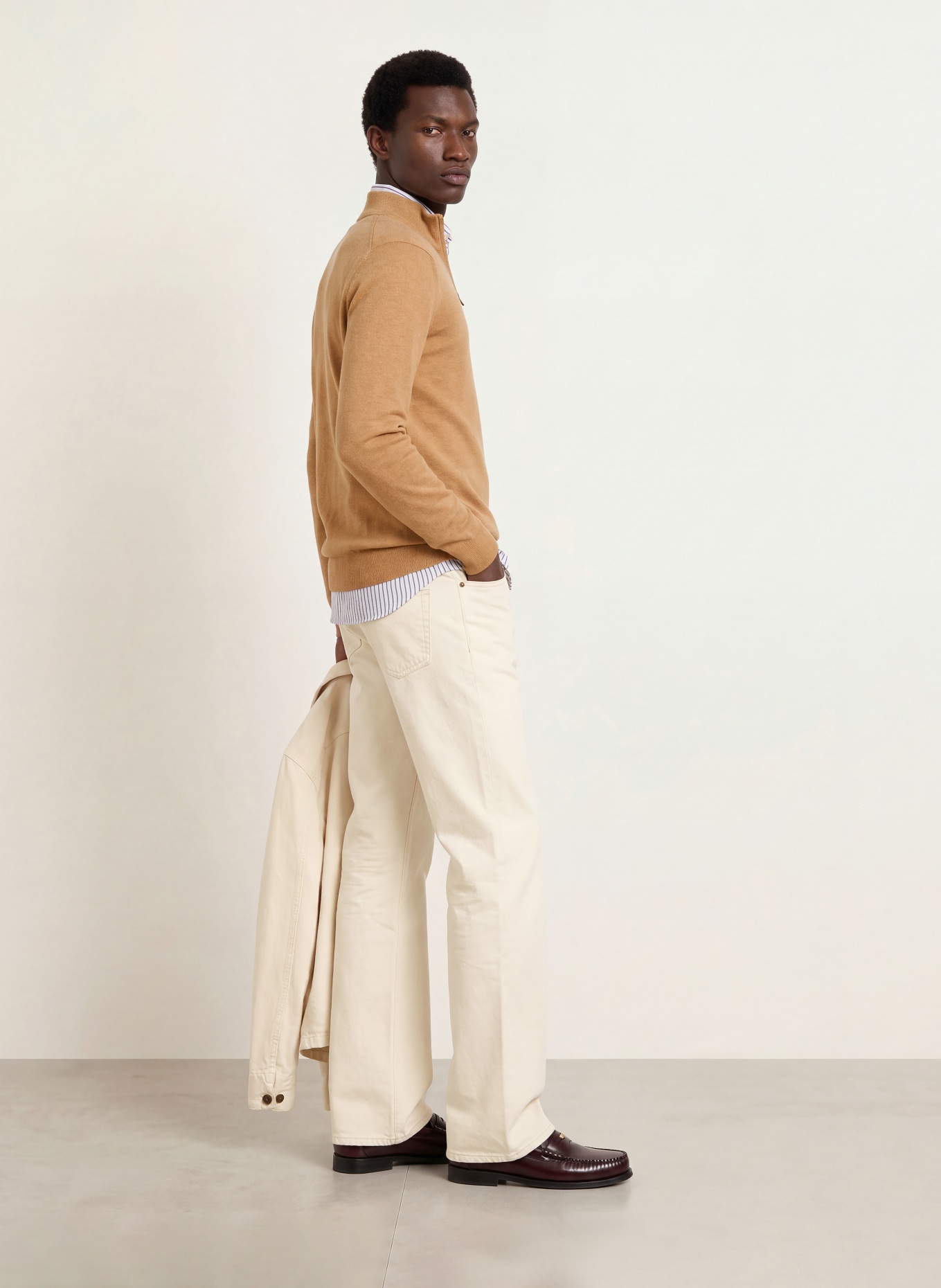 TOMMY HILFIGER Troyer: BEIGE