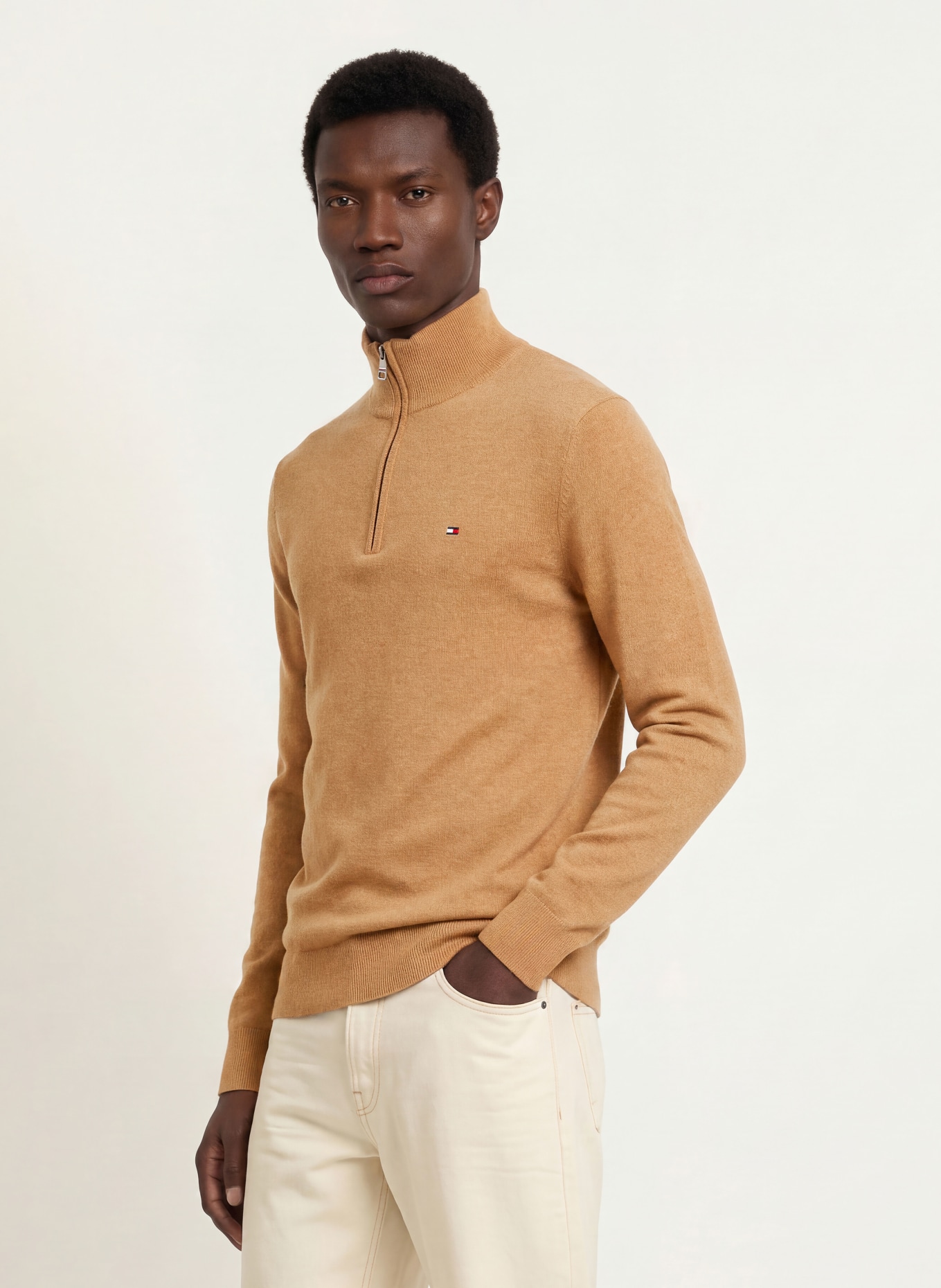 TOMMY HILFIGER Troyer: BEIGE