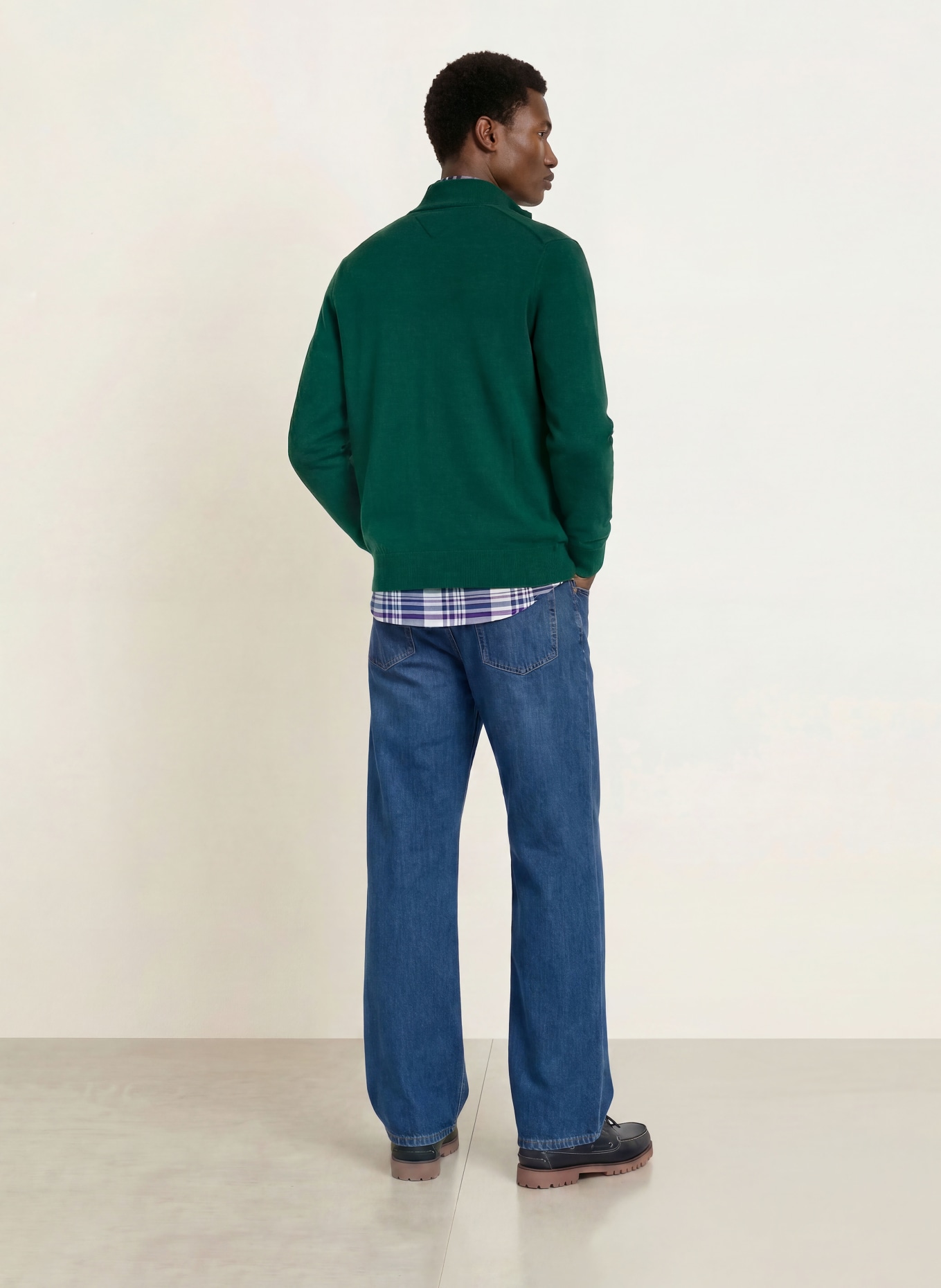 TOMMY HILFIGER Troyer: GRÜN