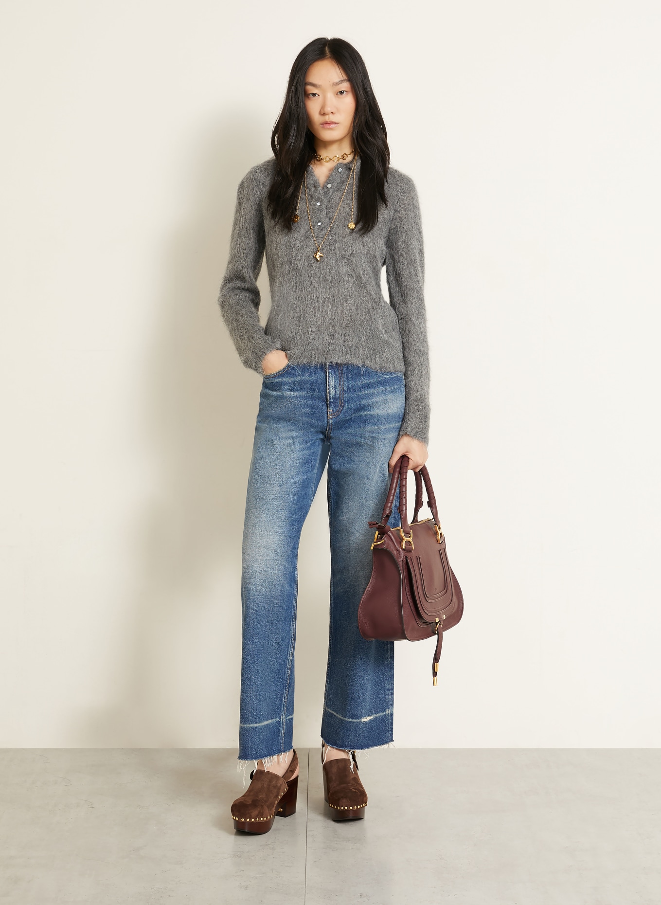 Chloé MARCIE handbag: 27M Crafty Brown