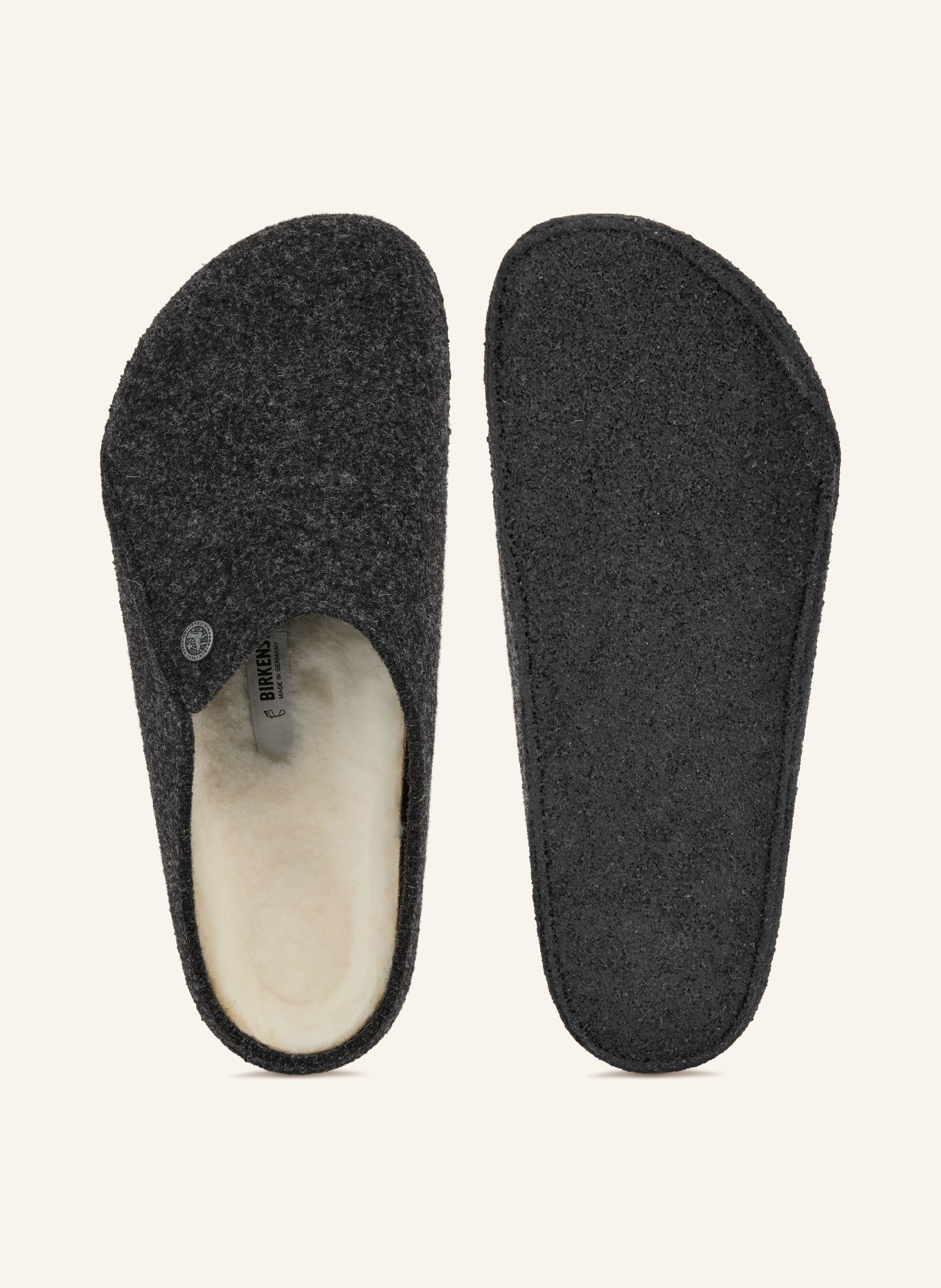 BIRKENSTOCK Domácí obuv ZERMATT RIVET: TMAVĚ ŠEDÁ