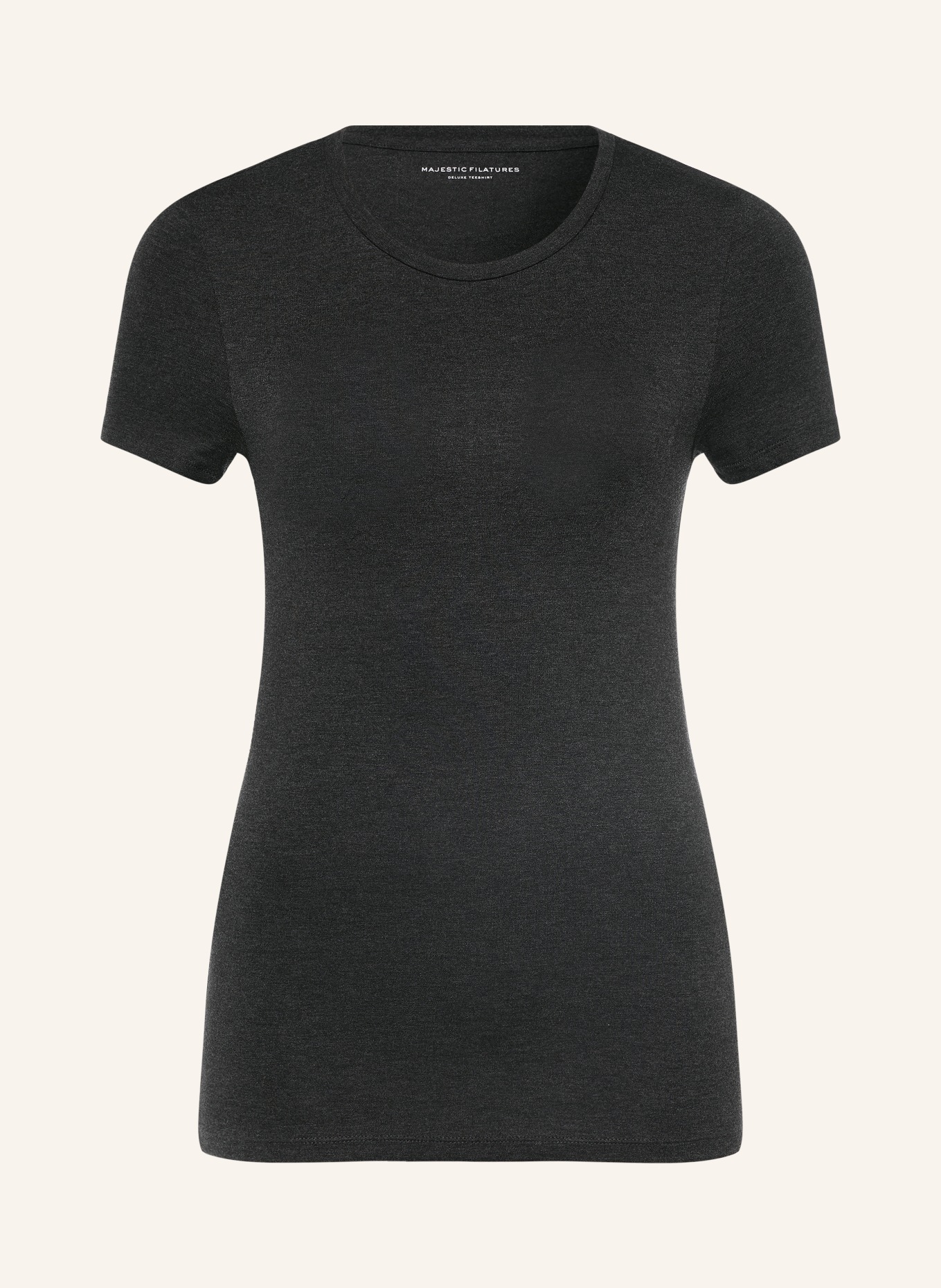 MAJESTIC FILATURES T-shirt: MÖRKGRÅ