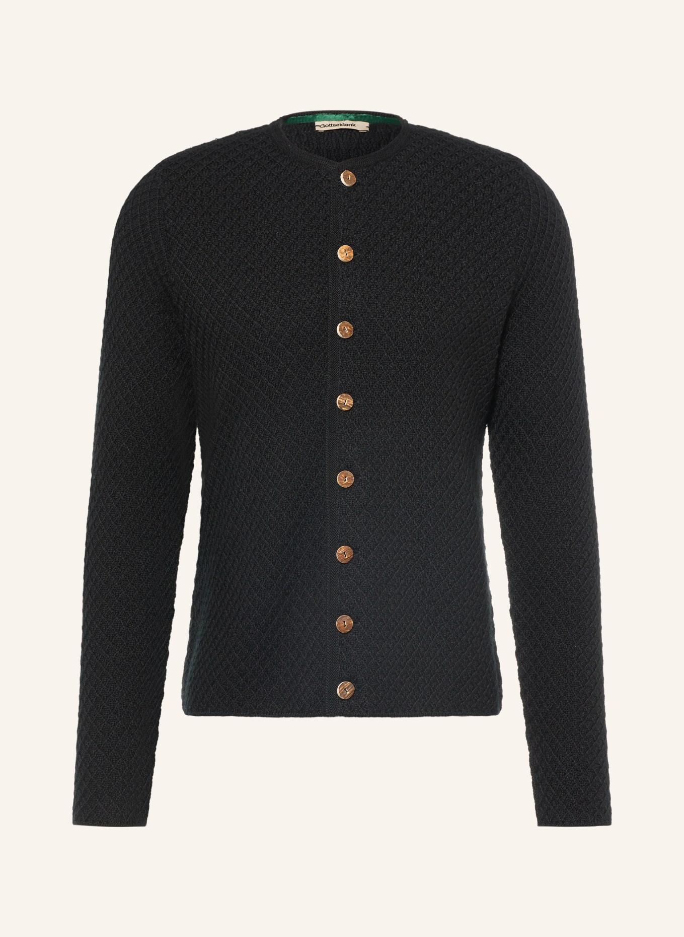 Gottseidank Strickjacke XAVER: SCHWARZ