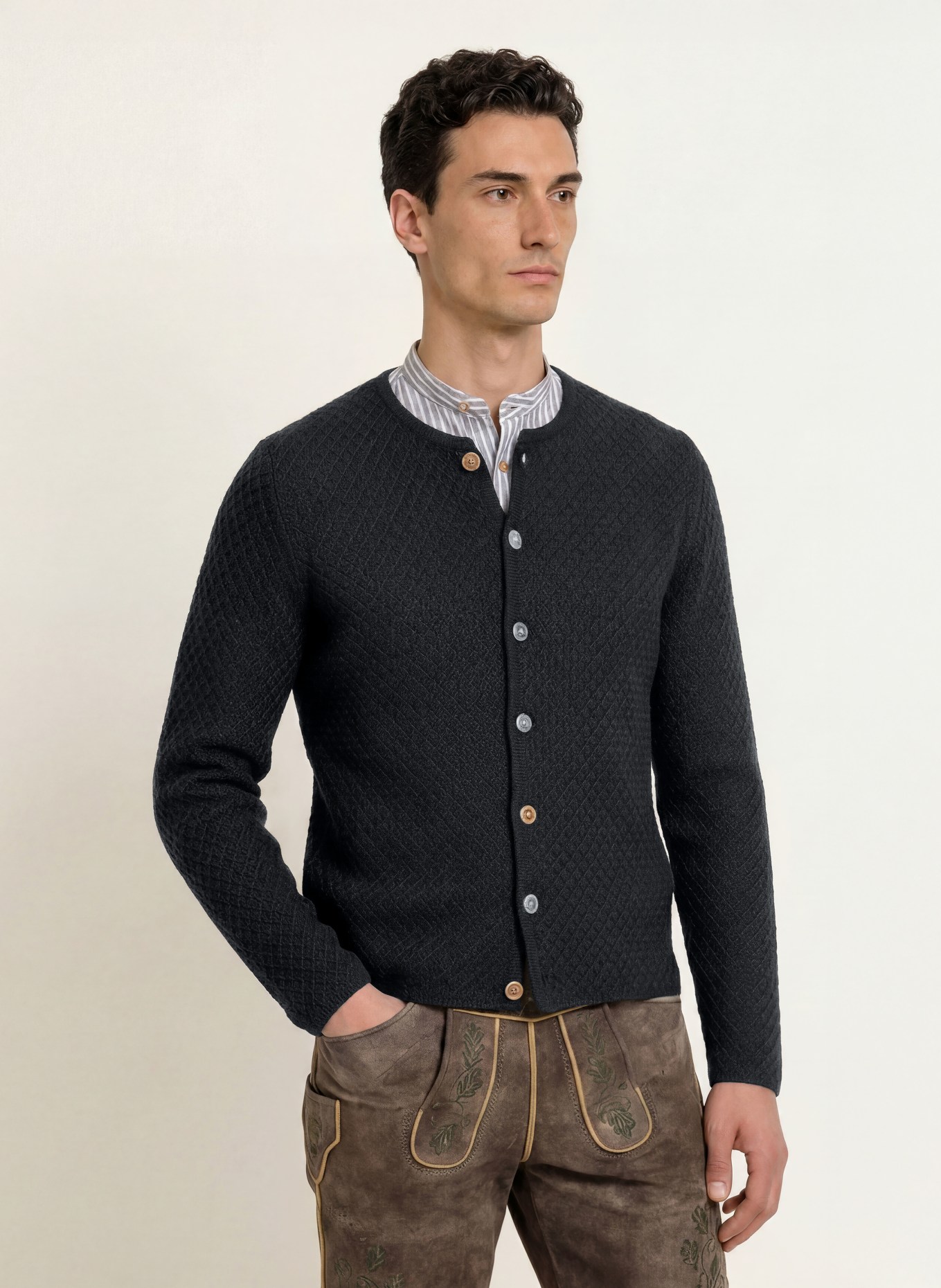 Gottseidank Strickjacke XAVER: SCHWARZ