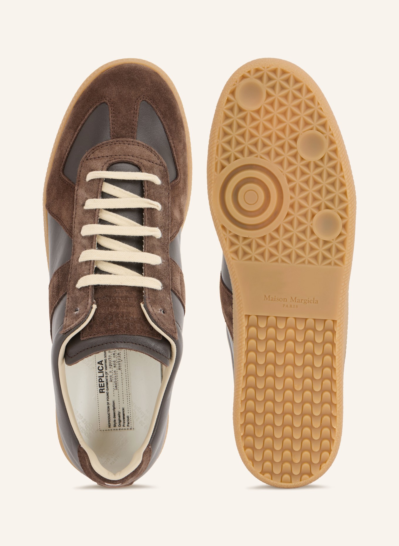Maison Margiela Sneaker REPLICA: MARRON FONCÉ