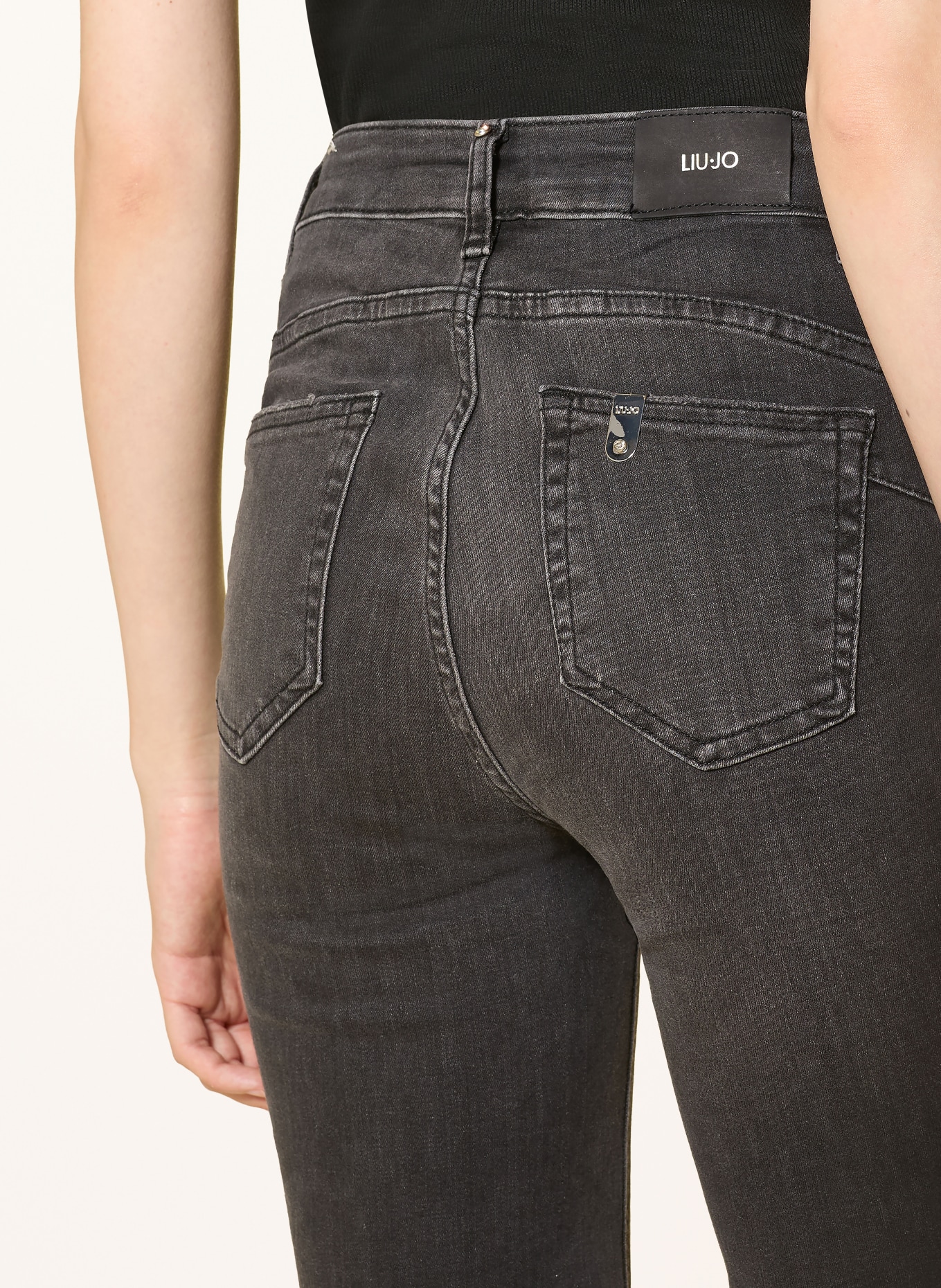 LIU JO Skinny jeans: 88256 Den.Black surprise w