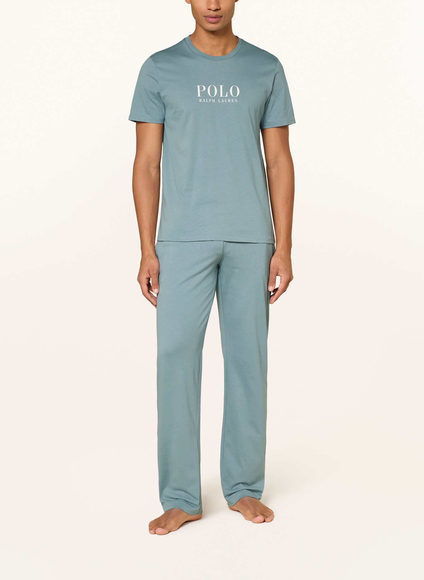 POLO RALPH LAUREN Loungeshirt: BLAUWGRIJS
