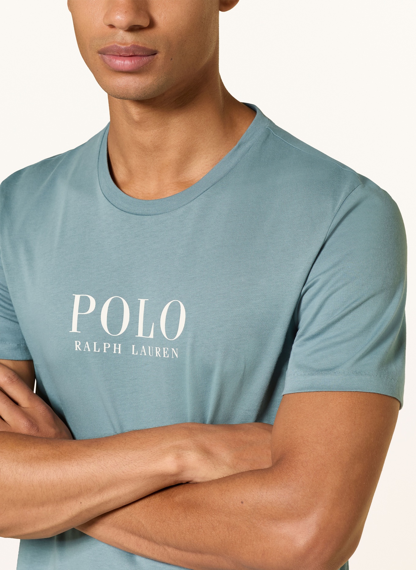POLO RALPH LAUREN Loungeshirt: BLAUWGRIJS