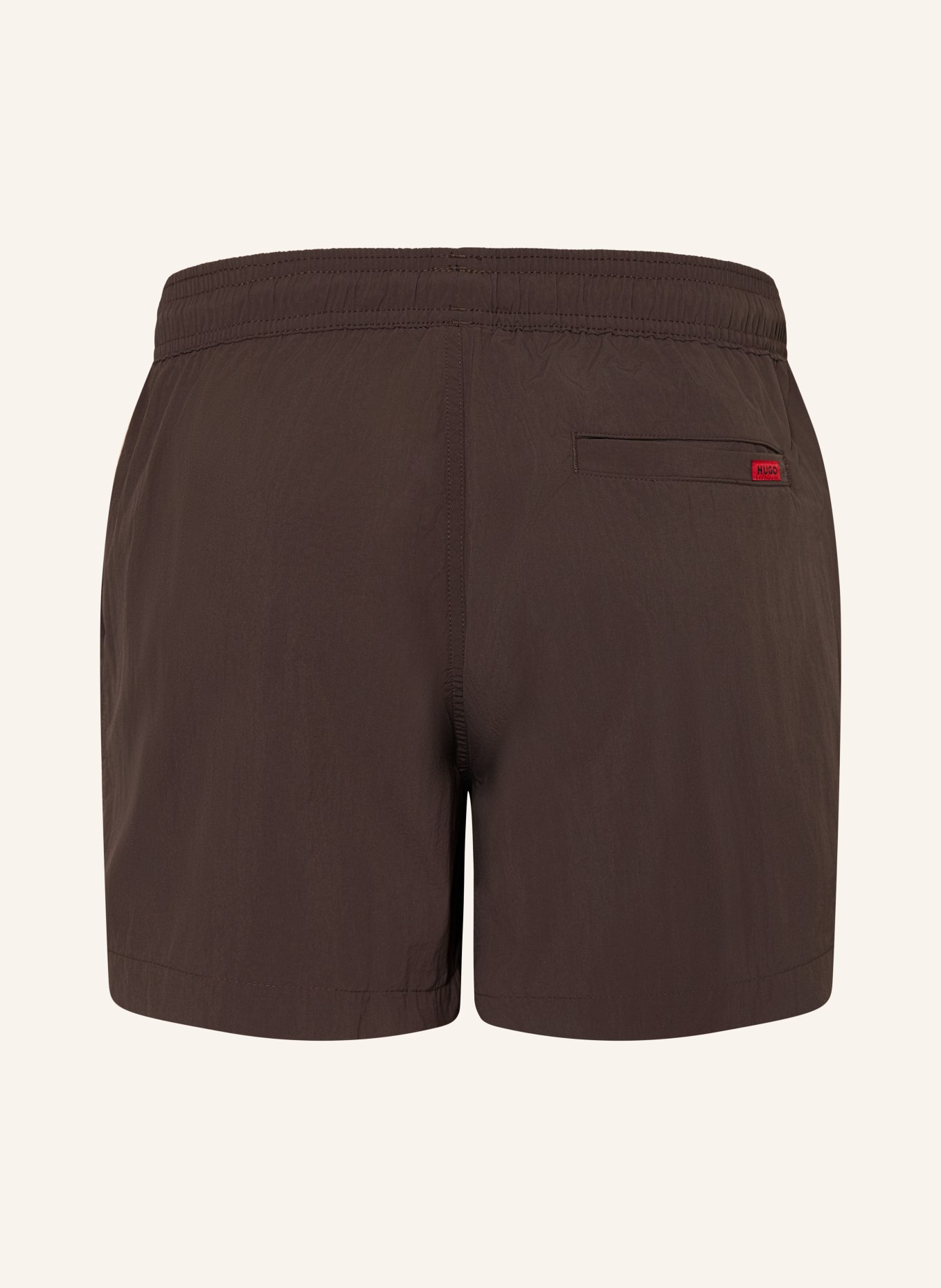 HUGO Badeshorts DOMINICA: DUNKELBRAUN