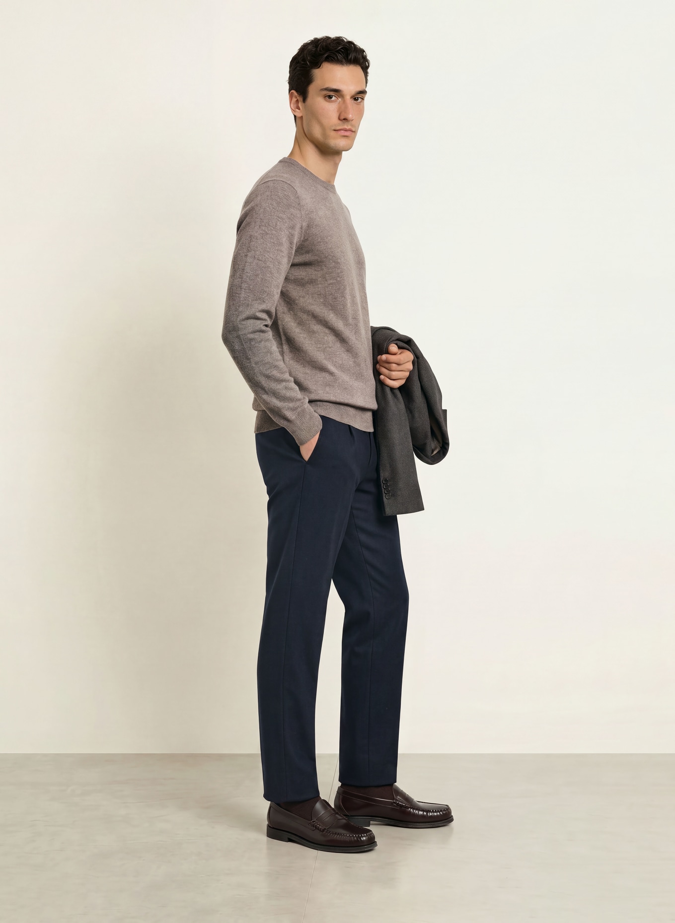 GRAN SASSO Pullover: BRAUN