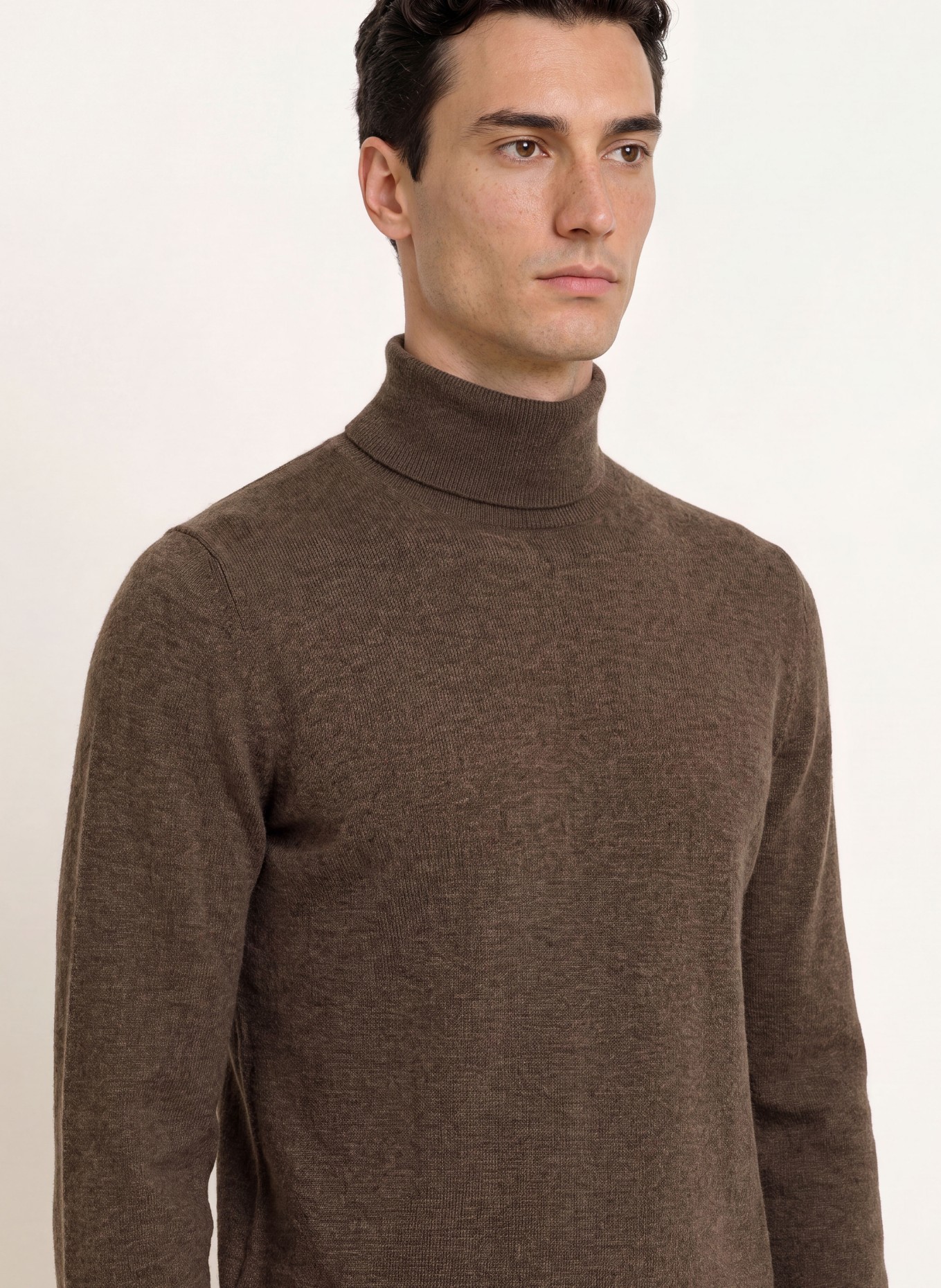 GRAN SASSO Rollkragenpullover: BRAUN