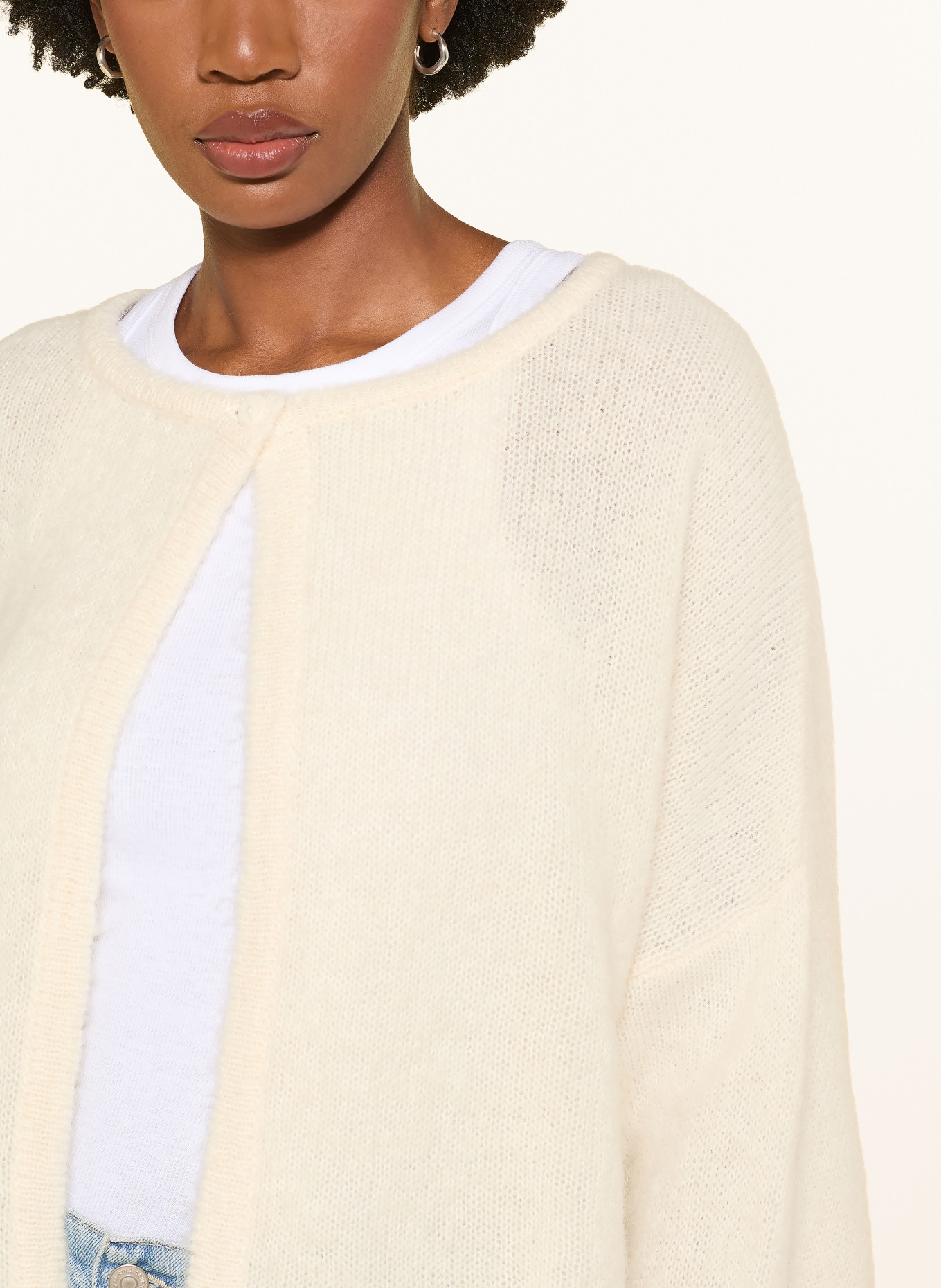 by Aylin Koenig Vest MARLIE van alpaca: CRÈME