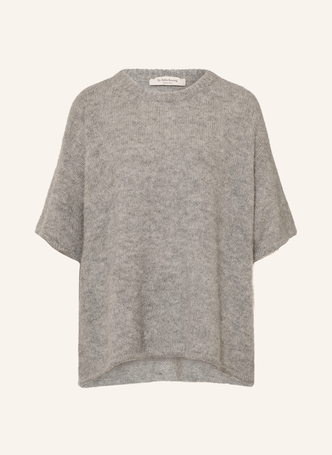 by Aylin Koenig Strickshirt HARRY mit Alpaka: HELLGRAU