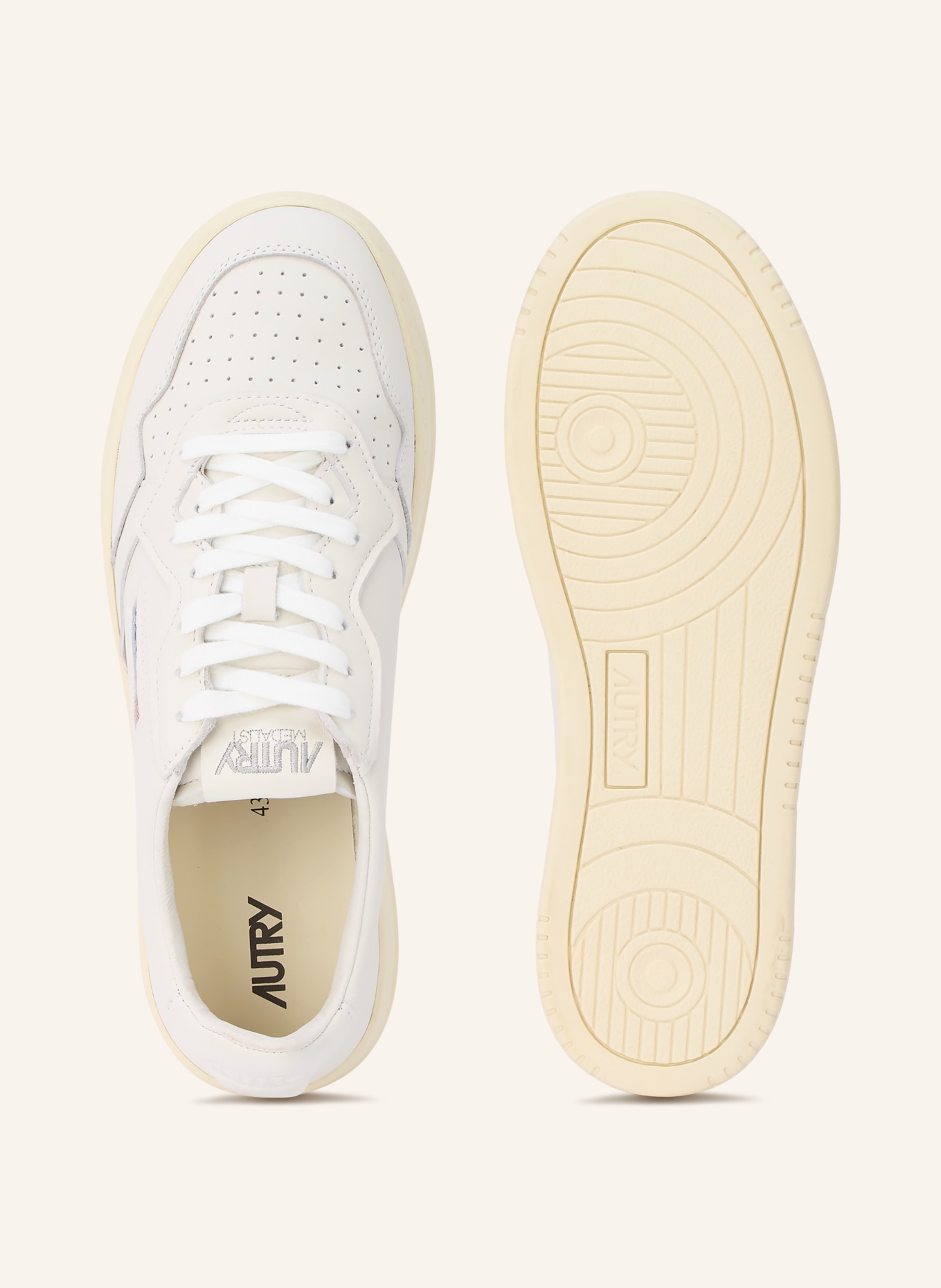 AUTRY Sneaker MEDALIST LOW: WEISS