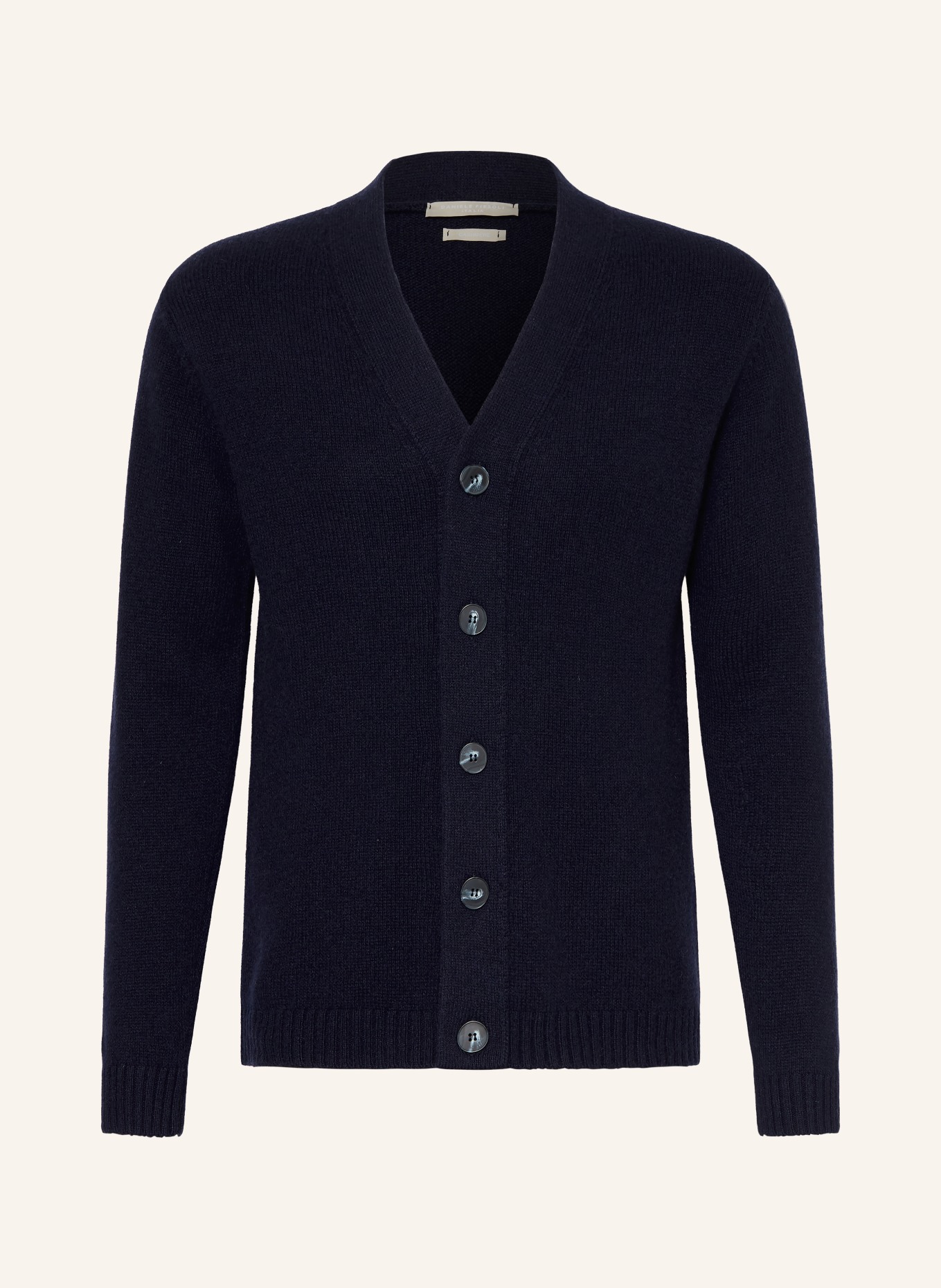 DANIELE FIESOLI Strickjacke aus Cashmere: DUNKELBLAU