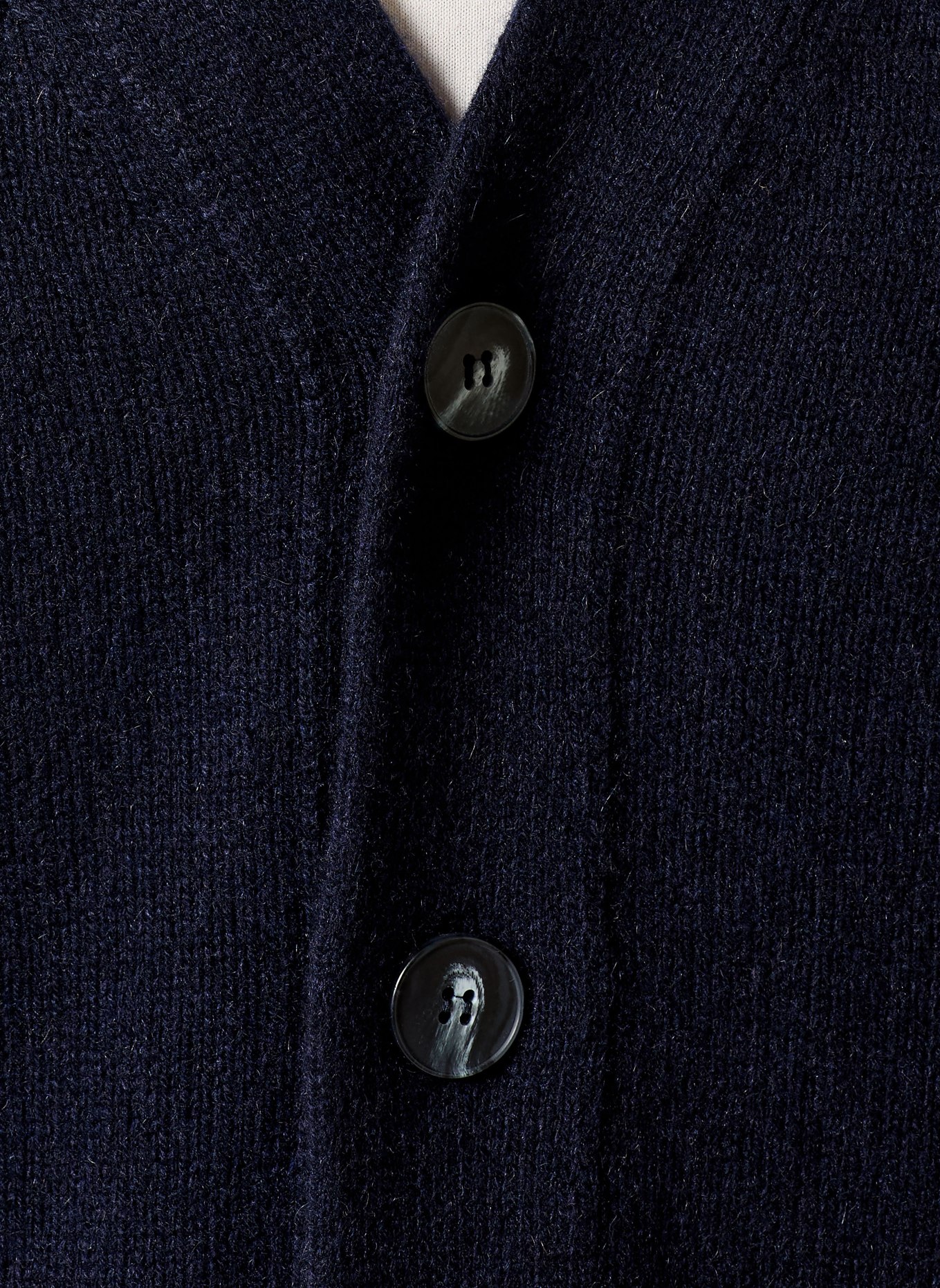 DANIELE FIESOLI Strickjacke aus Cashmere: DUNKELBLAU