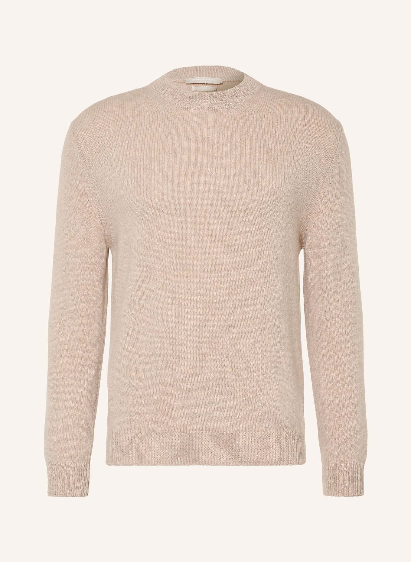 DANIELE FIESOLI Pull en cachemire: MARRON CLAIR