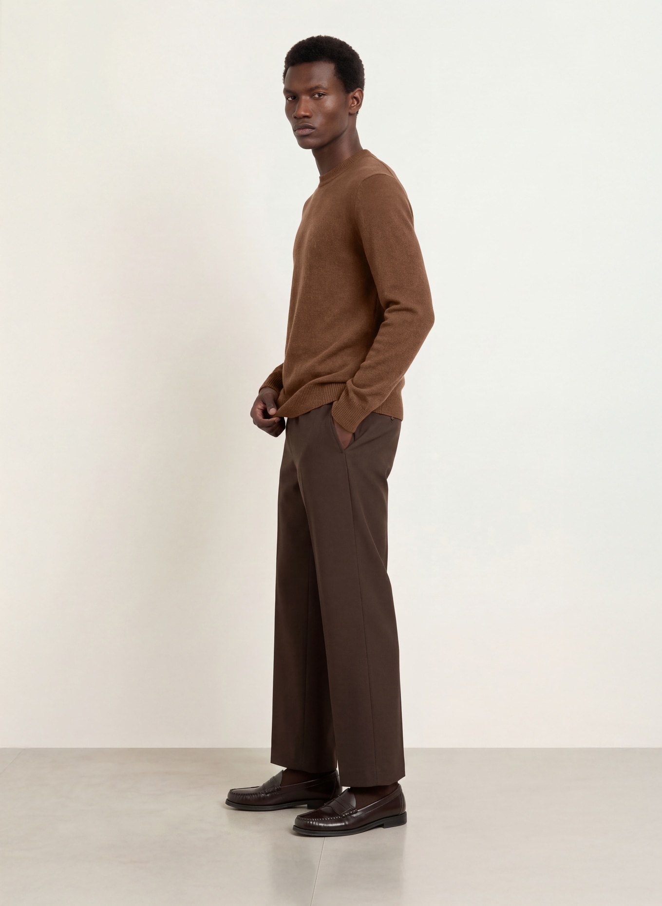 DANIELE FIESOLI Pull en cachemire: MARRON