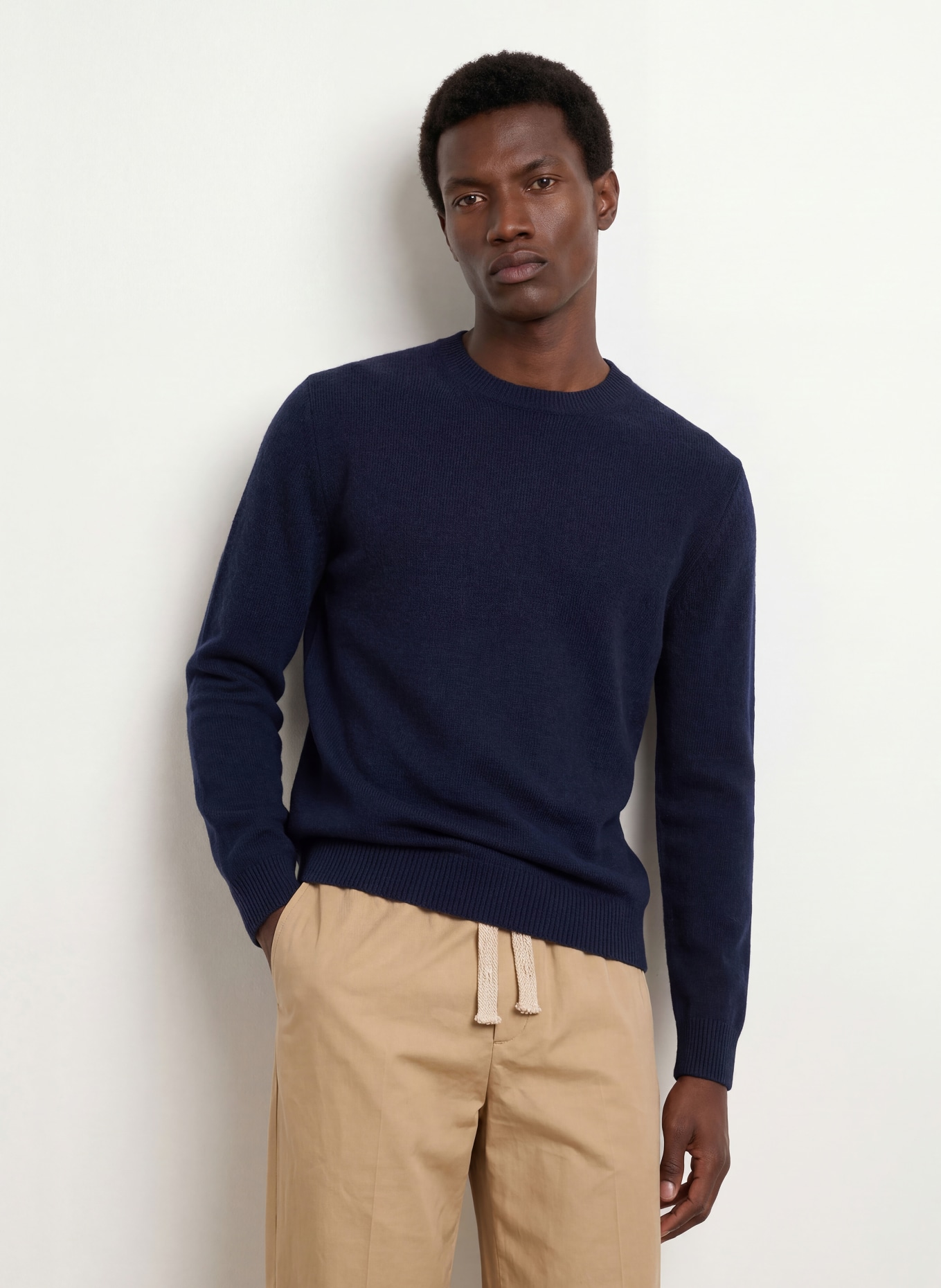 DANIELE FIESOLI Pull en cachemire: BLEU FONCÉ