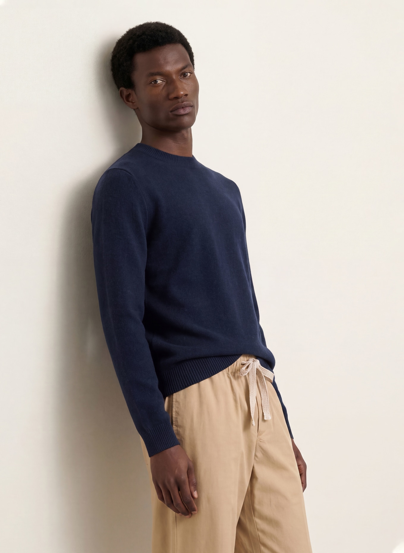 DANIELE FIESOLI Pull en cachemire: BLEU FONCÉ