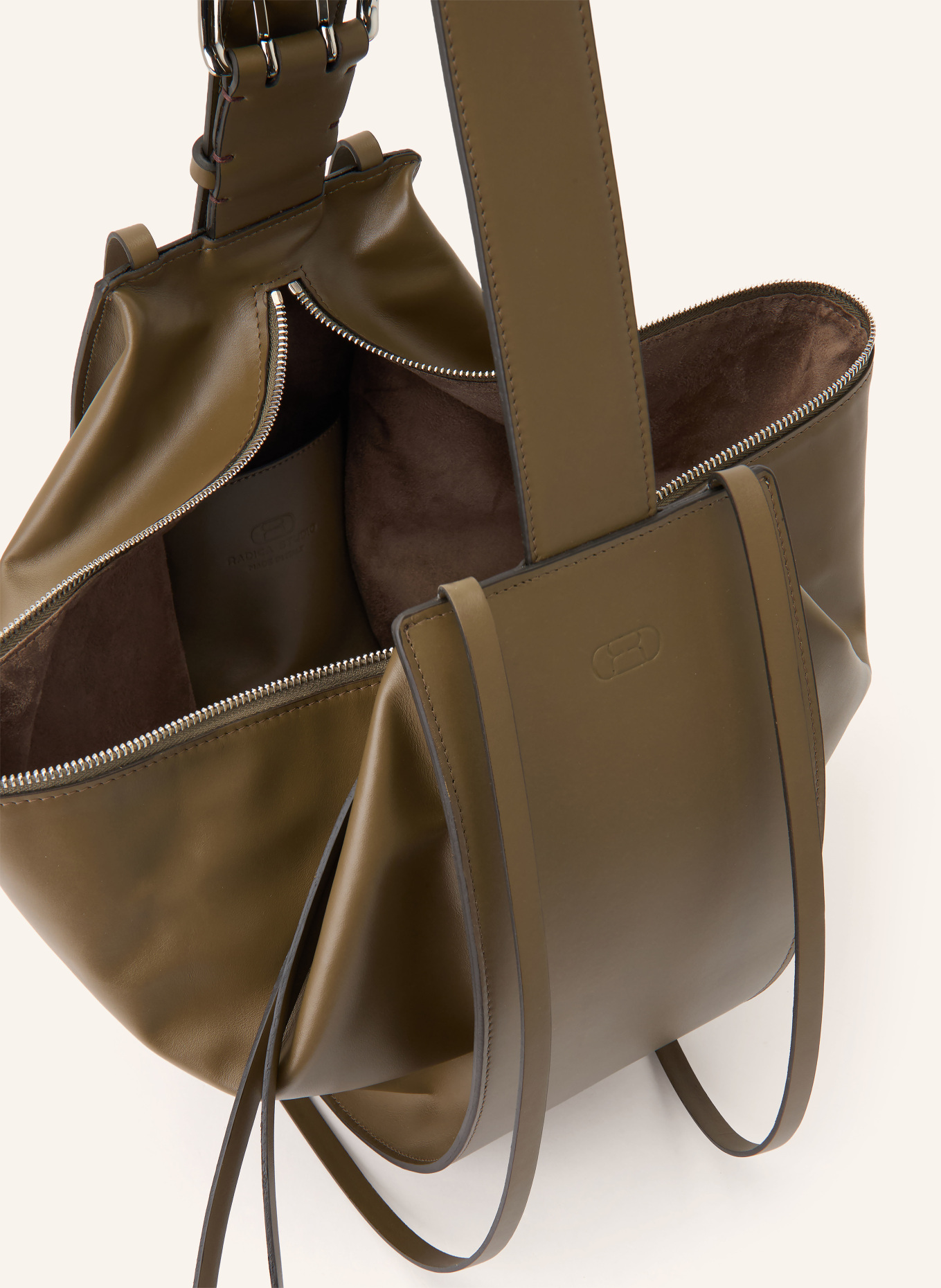 RADICA STUDIO Schultertasche AMACA MAXI: KHAKI