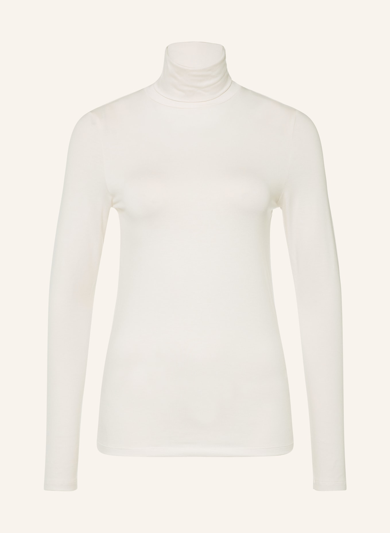 MAJESTIC FILATURES Rollkragenshirt: CREME