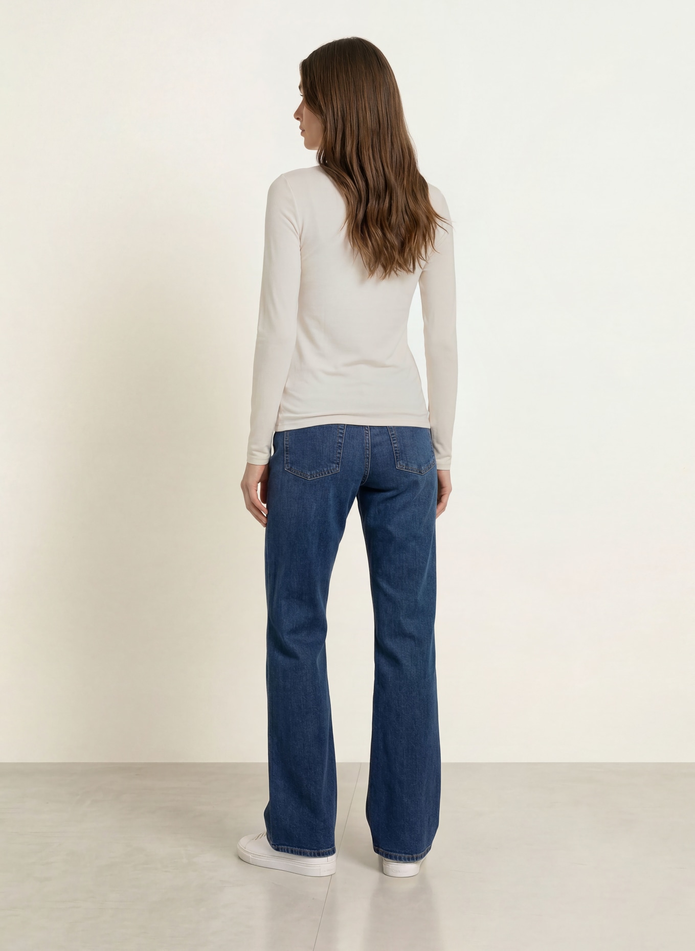 MAJESTIC FILATURES Rollkragenshirt: CREME