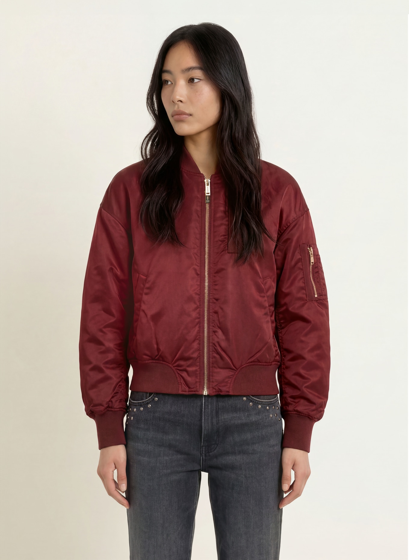 MOS MOSH Blouson MMRUBY: DONKERROOD