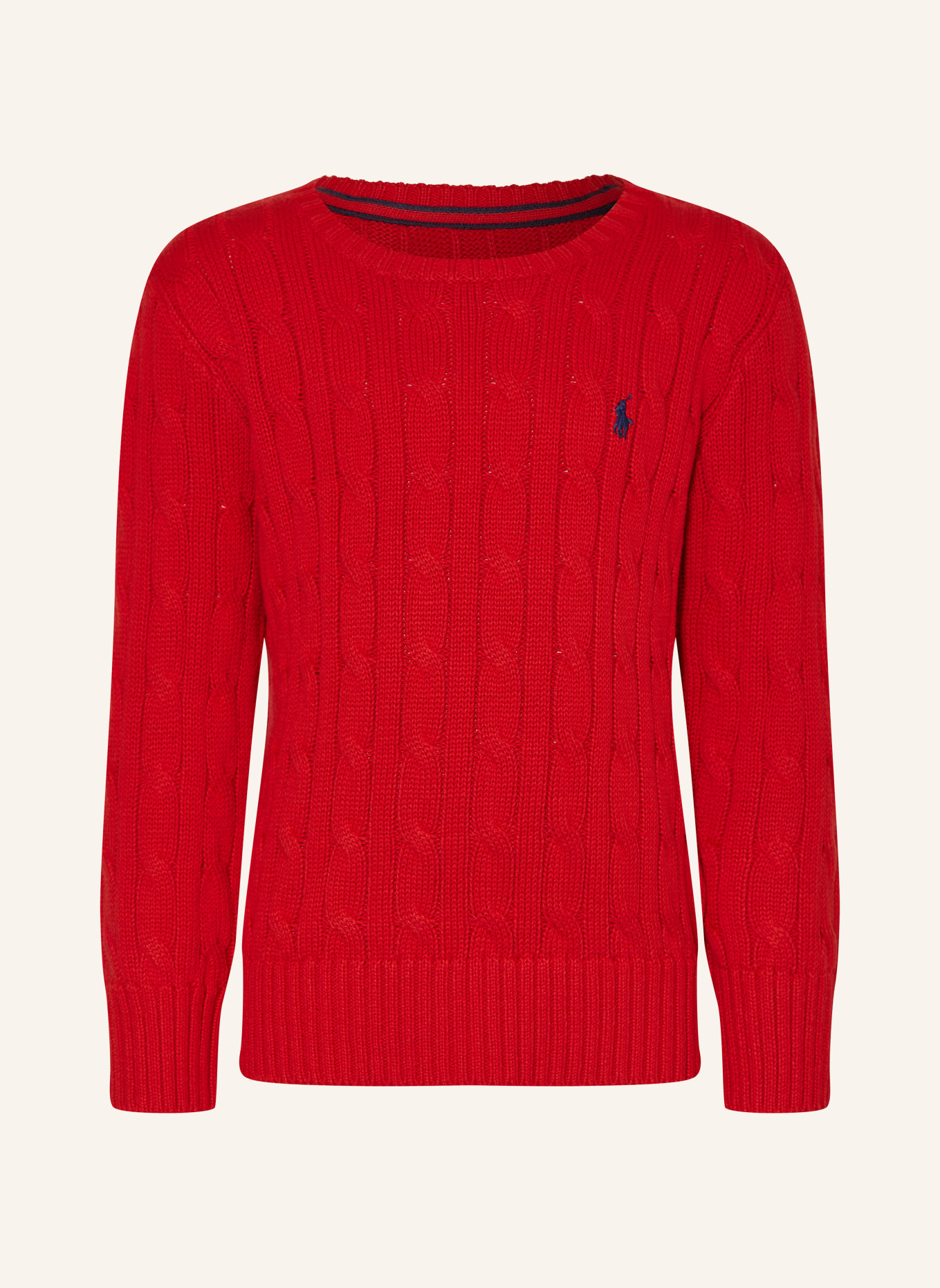 POLO RALPH LAUREN pull-over: ROUGE