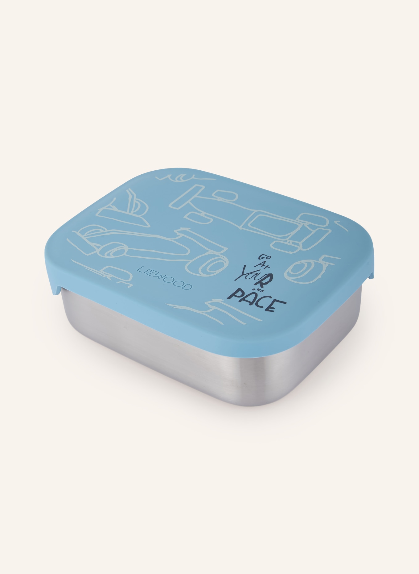 LIEWOOD Lunchbox ARTHUR: LIGHT BLUE