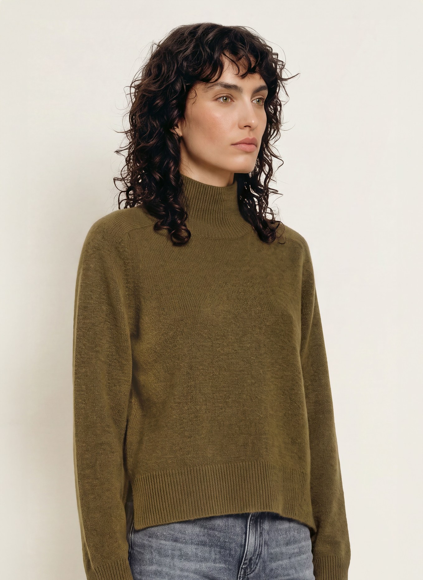 DRYKORN Pullover LYZIMA: KHAKI