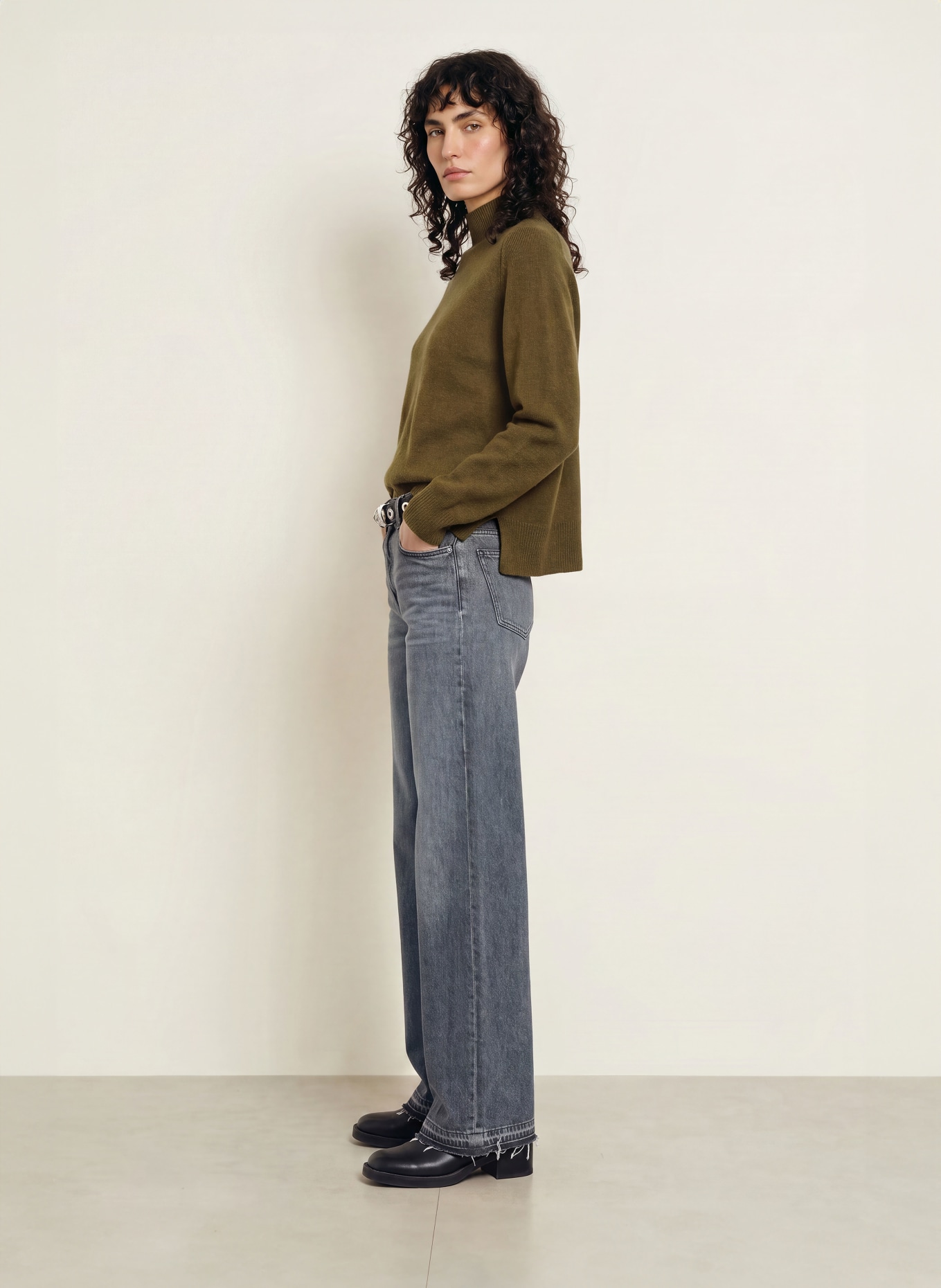 DRYKORN Pullover LYZIMA: KHAKI