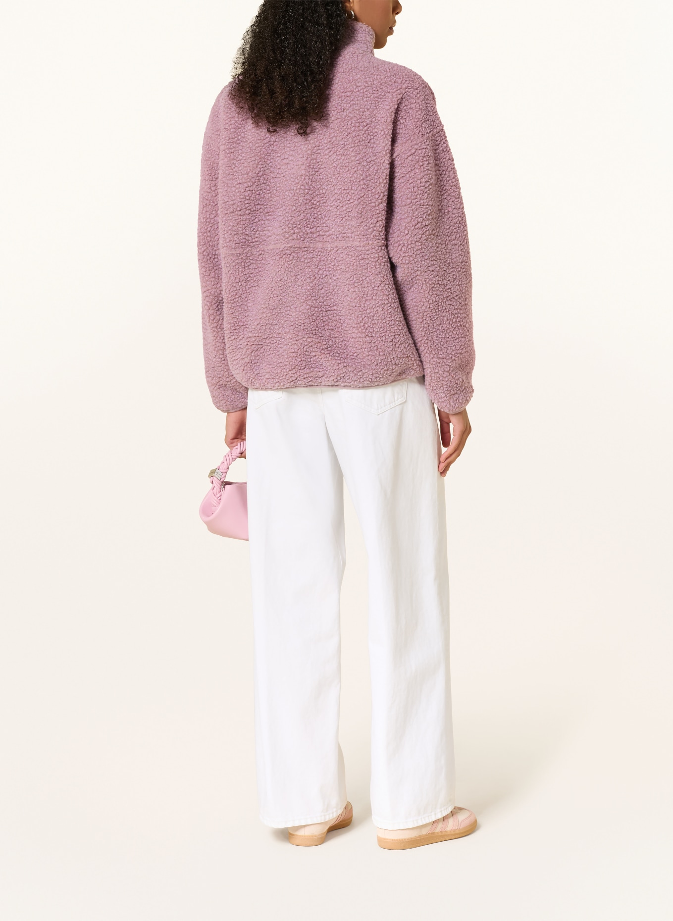 American Vintage Teddyfell-jas HOKTOWN: VIEUX ROSE