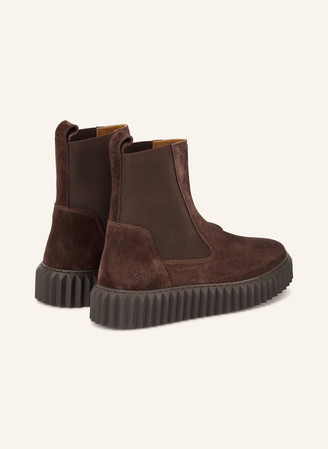 VOILE BLANCHE Chelsea-Boots BETH: TMAVĚ HNĚDÁ
