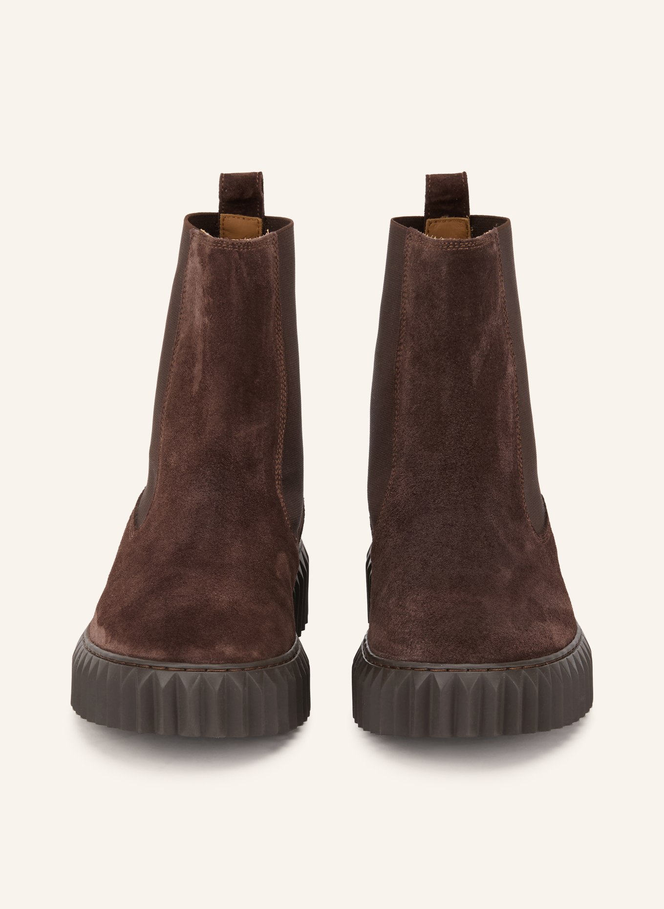 VOILE BLANCHE Chelsea-Boots BETH: TMAVĚ HNĚDÁ