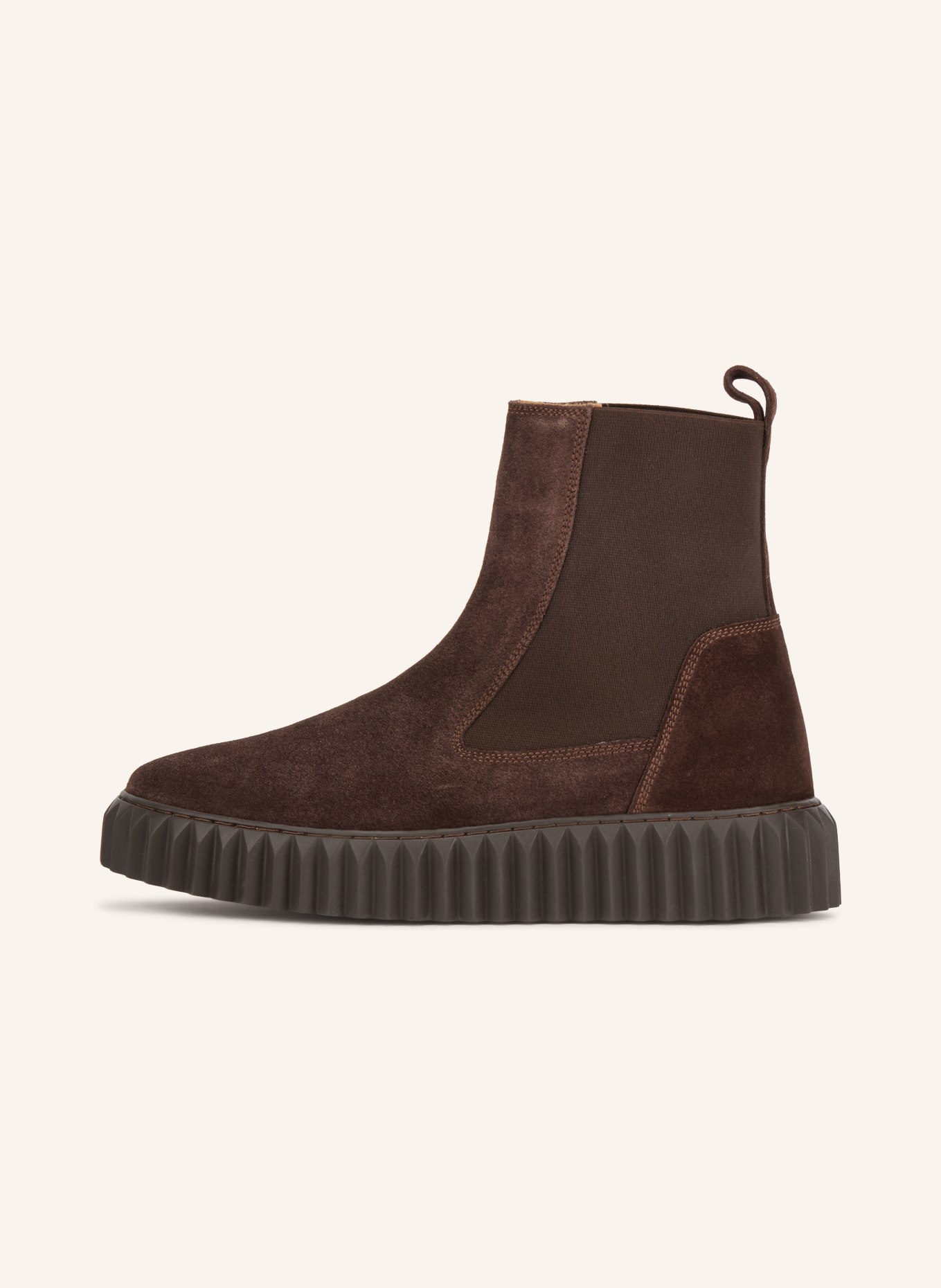 VOILE BLANCHE Chelsea-Boots BETH: TMAVĚ HNĚDÁ