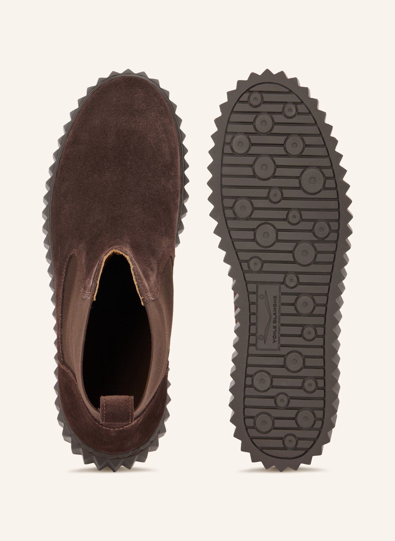 VOILE BLANCHE Chelsea-Boots BETH: TMAVĚ HNĚDÁ