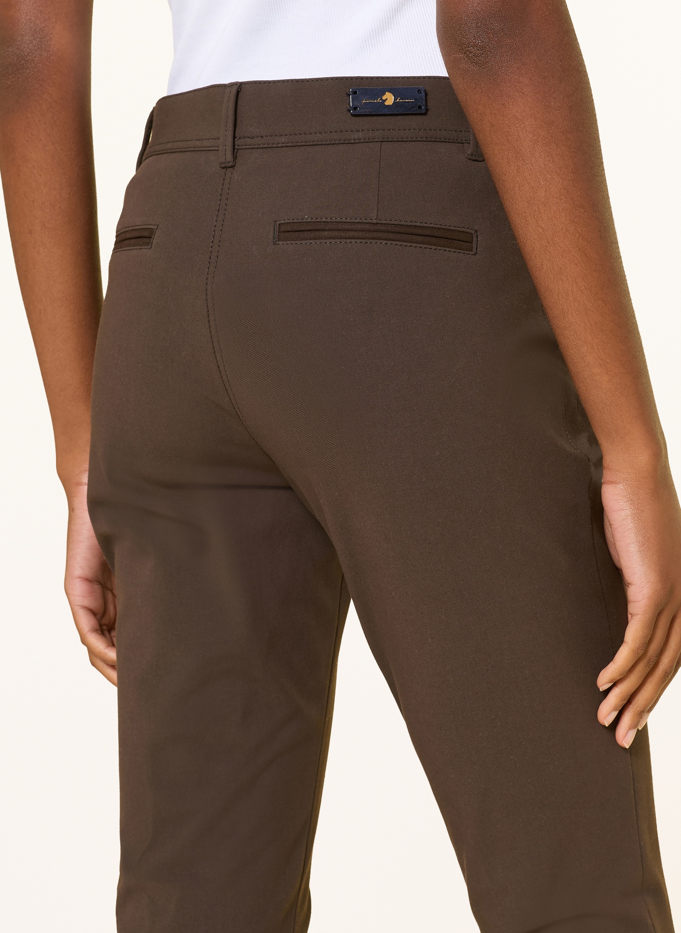 pamela henson Broek ROYAL: MARRON FONCÉ