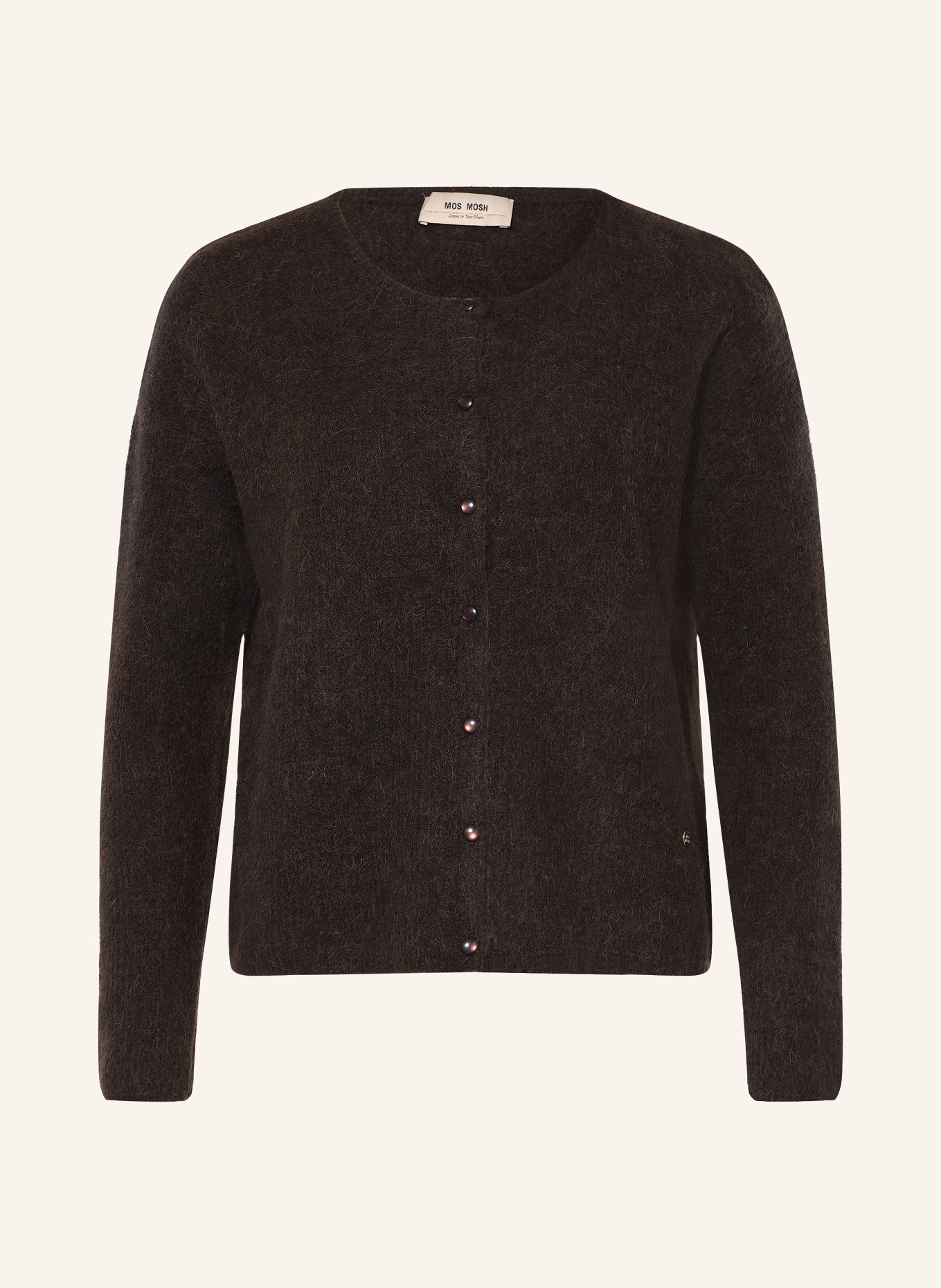 MOS MOSH Cardigan MMAIMINE: DARK GRAY