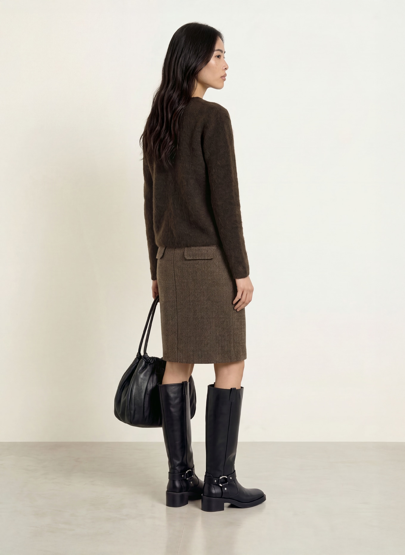 MOS MOSH Cardigan MMAIMINE: DARK GRAY