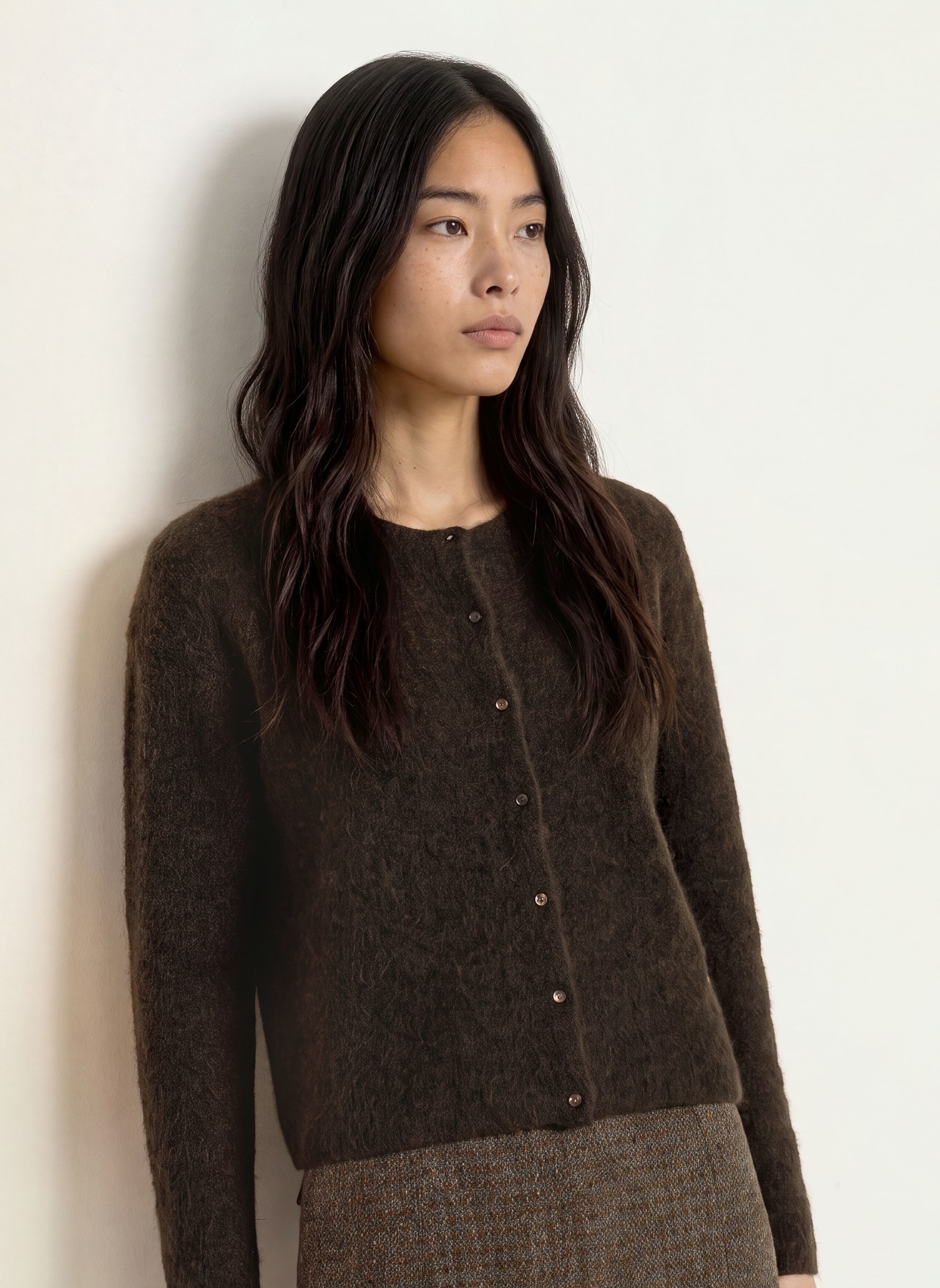 MOS MOSH Cardigan MMAIMINE: DARK GRAY